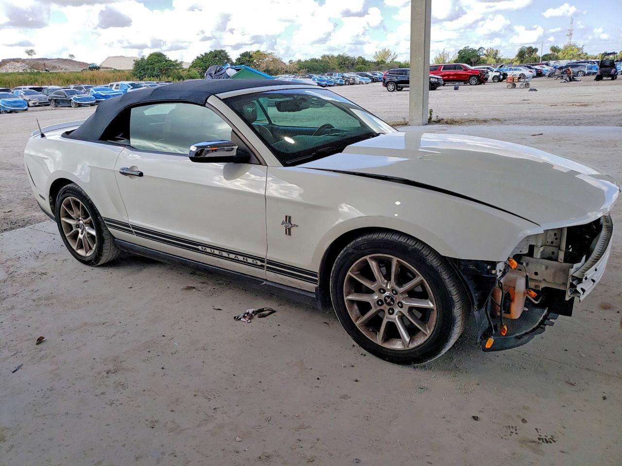 2011 Ford Mustang Белый vin: 1ZVBP8EM7B5155467