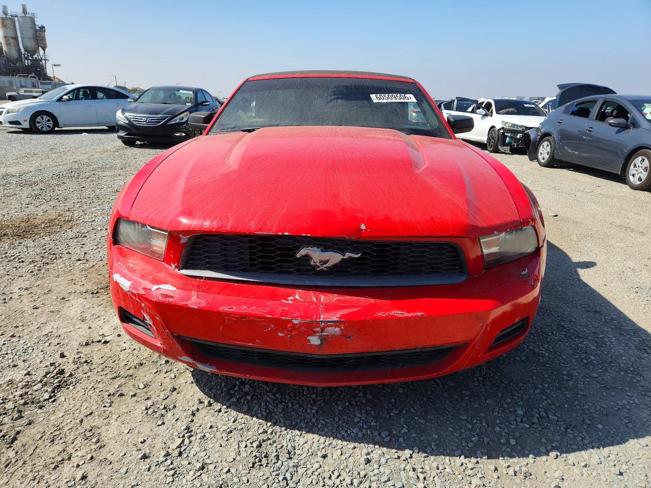 2012 Ford Mustang Red vin: 1ZVBP8EM7C5207617
