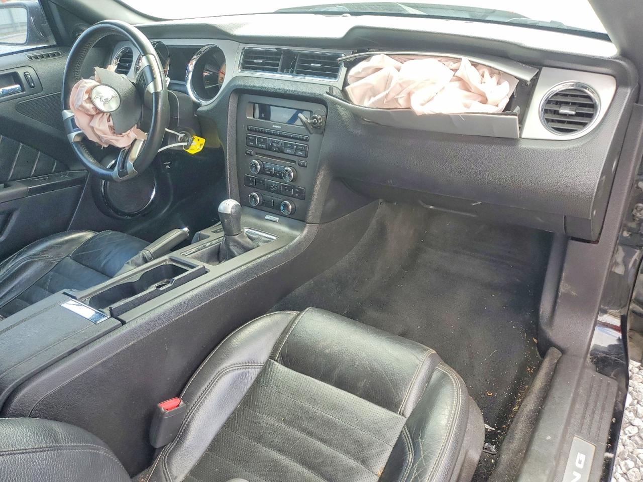 2012 Ford Mustang Черный vin: 1ZVBP8EM7C5244702