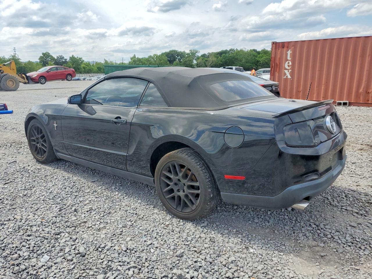 2012 Ford Mustang Черный vin: 1ZVBP8EM7C5244702