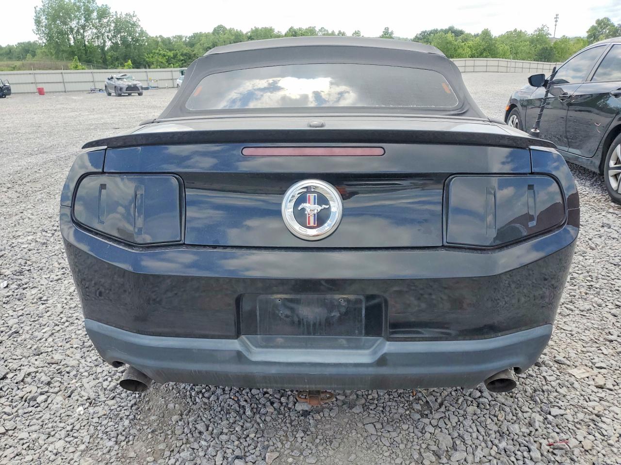 2012 Ford Mustang Черный vin: 1ZVBP8EM7C5244702