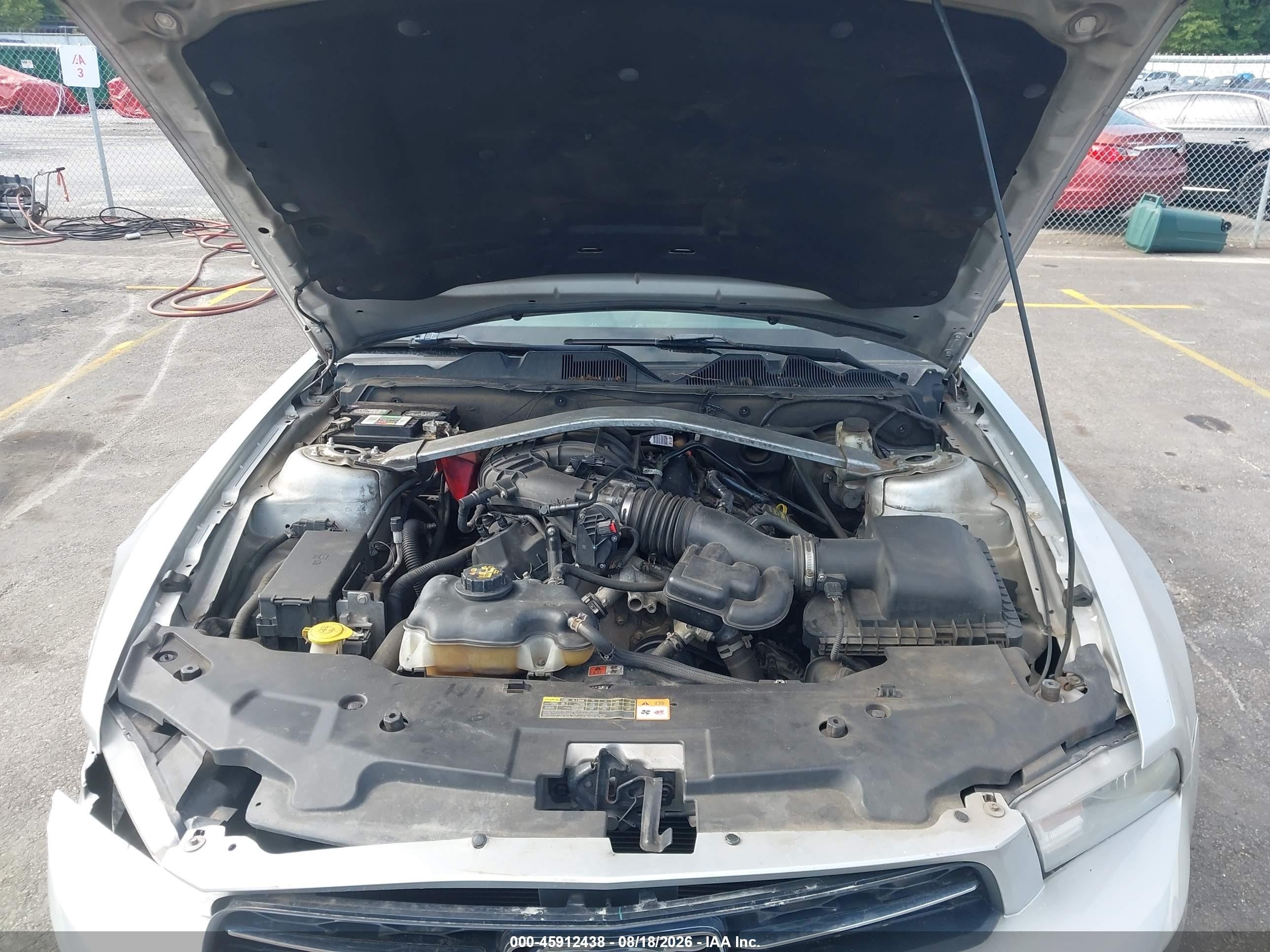 2012 Ford Mustang V6 Premium Silver vin: 1ZVBP8EM7C5255604