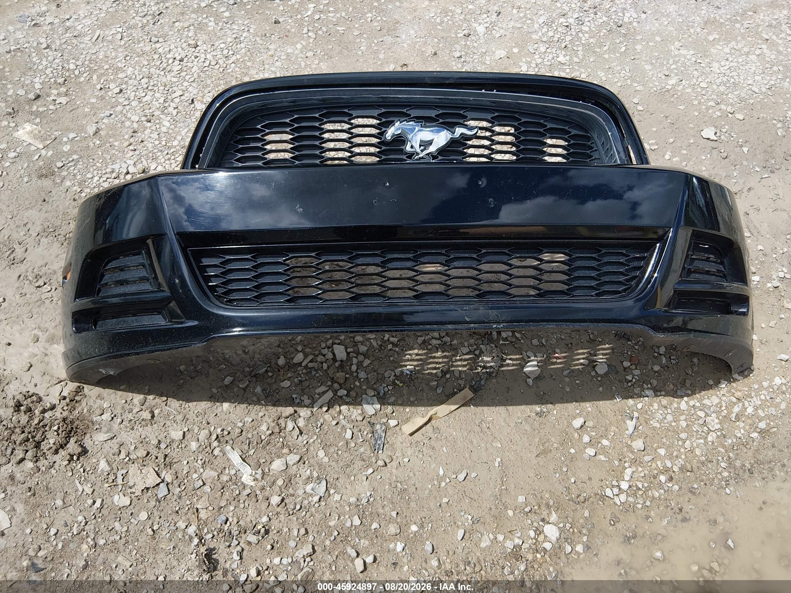 2013 Ford Mustang V6 Black vin: 1ZVBP8EM7D5209854