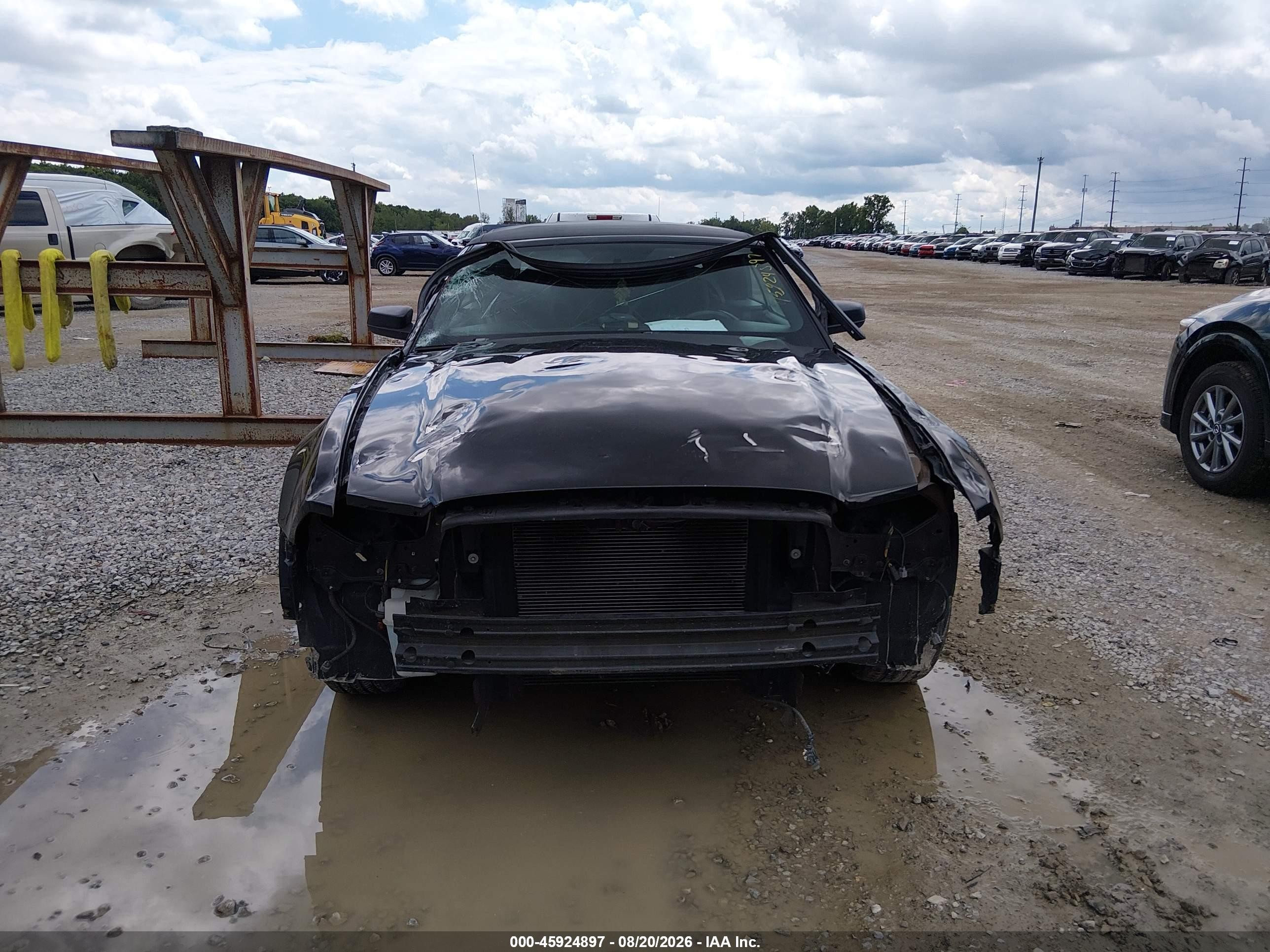 2013 Ford Mustang V6 Black vin: 1ZVBP8EM7D5209854