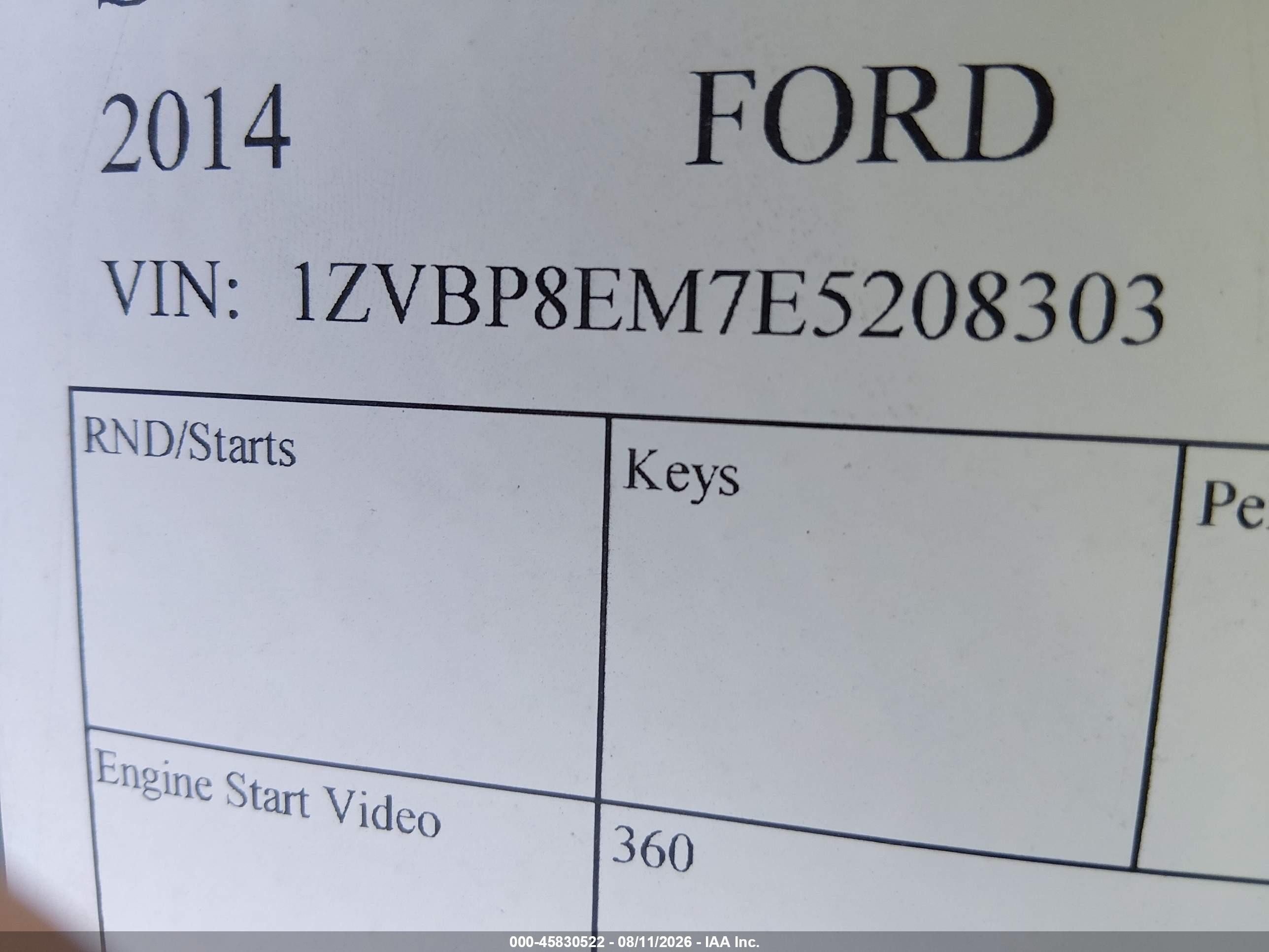 2014 Ford Mustang V6 Premium Зеленый vin: 1ZVBP8EM7E5208303