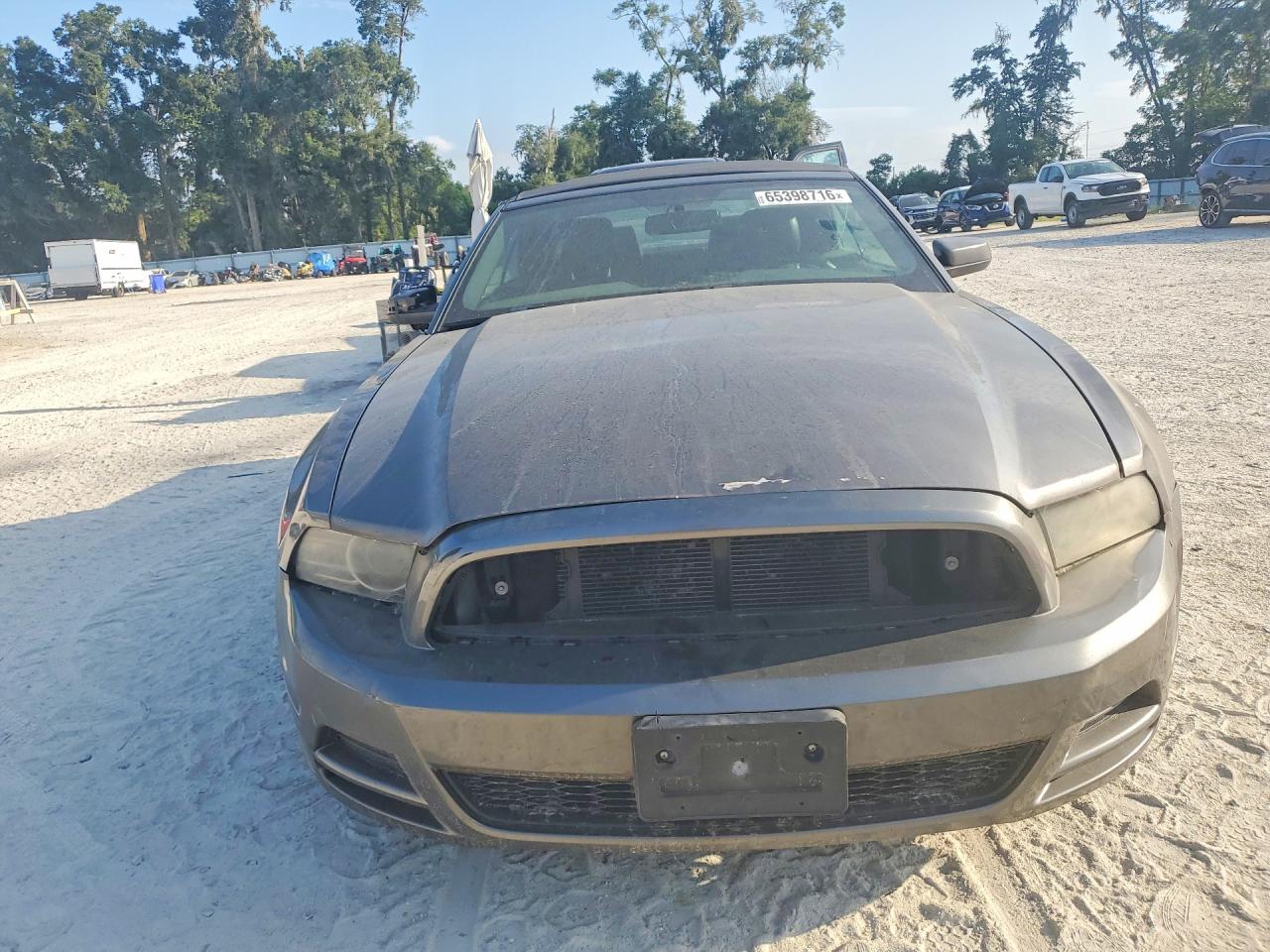 2014 Ford Mustang Серый vin: 1ZVBP8EM7E5231869