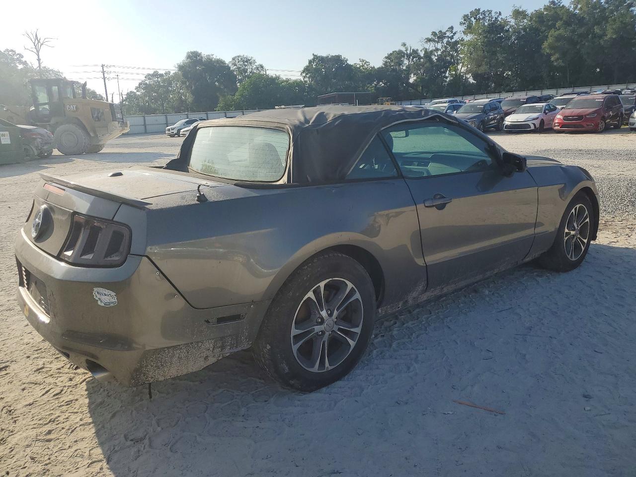 2014 Ford Mustang Серый vin: 1ZVBP8EM7E5231869