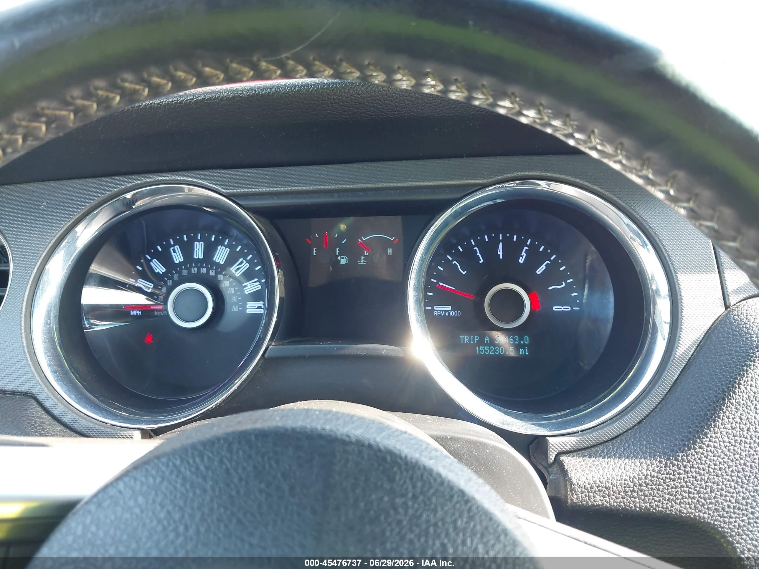 2014 Ford Mustang V6 Red vin: 1ZVBP8EM7E5285690