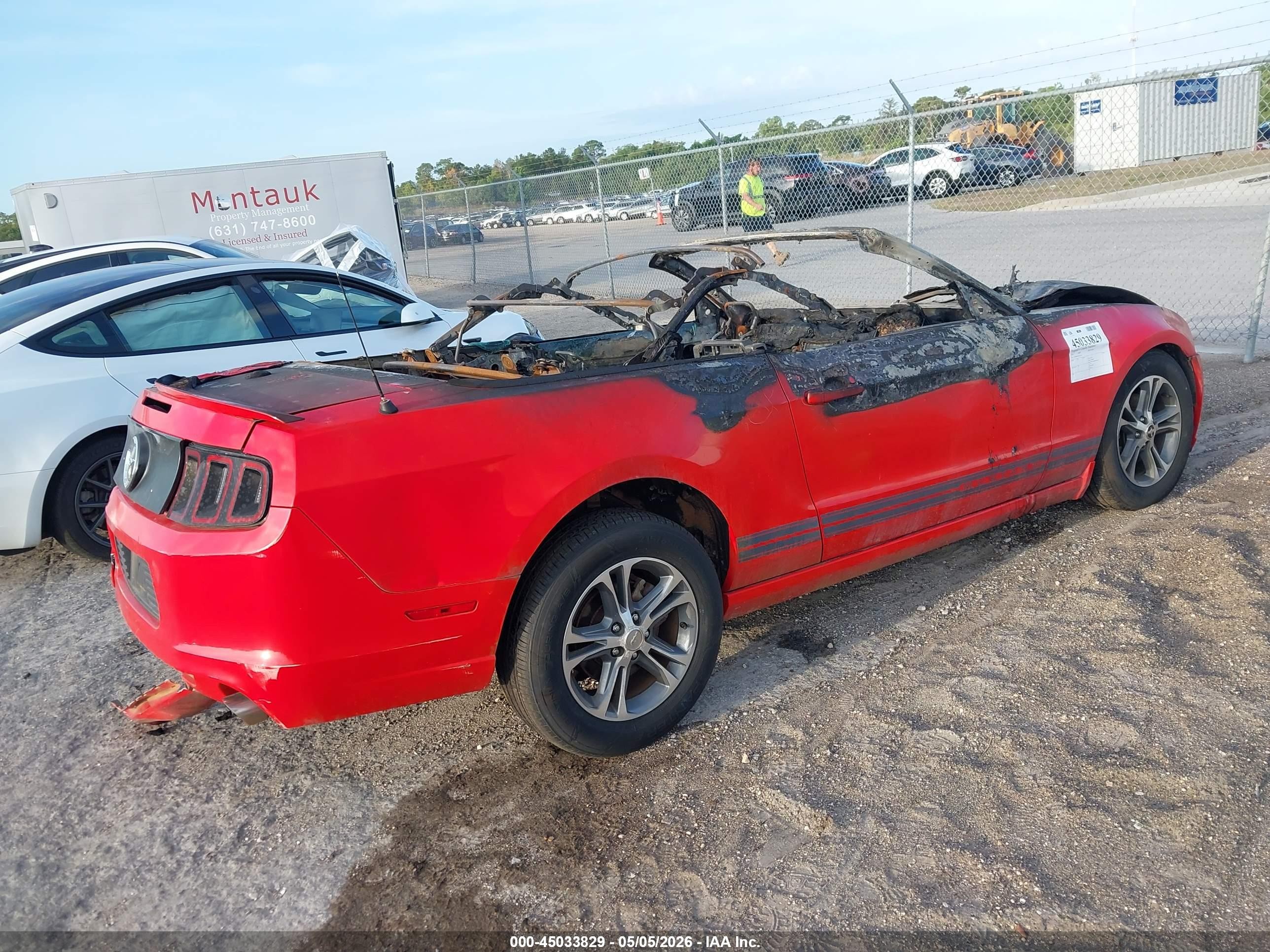 2014 Ford Mustang V6 Premium Red vin: 1ZVBP8EM7E5292526