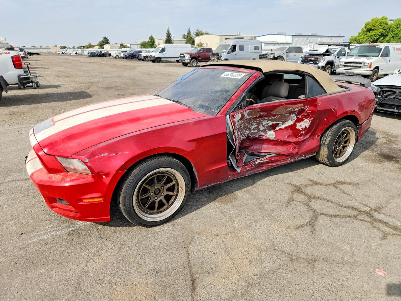 2013 Ford Mustang Maroon vin: 1ZVBP8EM8D5204050