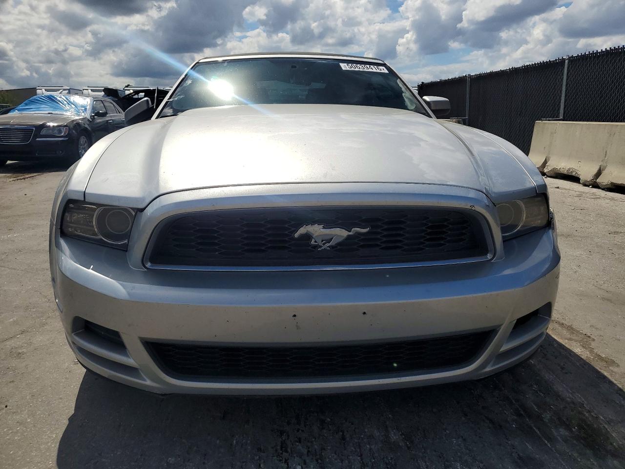 2013 Ford Mustang Silver vin: 1ZVBP8EM8D5229398