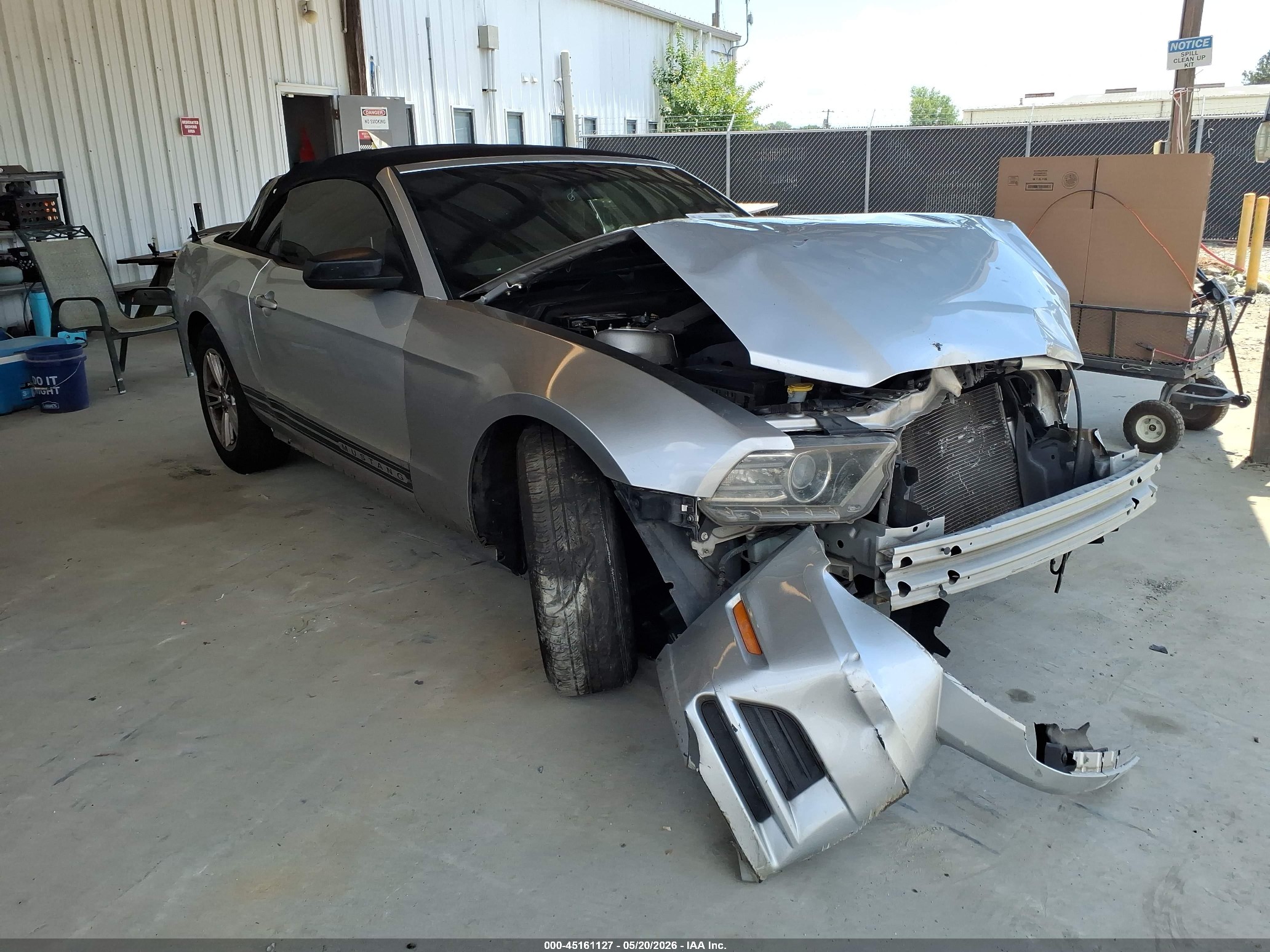 2013 Ford Mustang V6 Gray vin: 1ZVBP8EM8D5242037