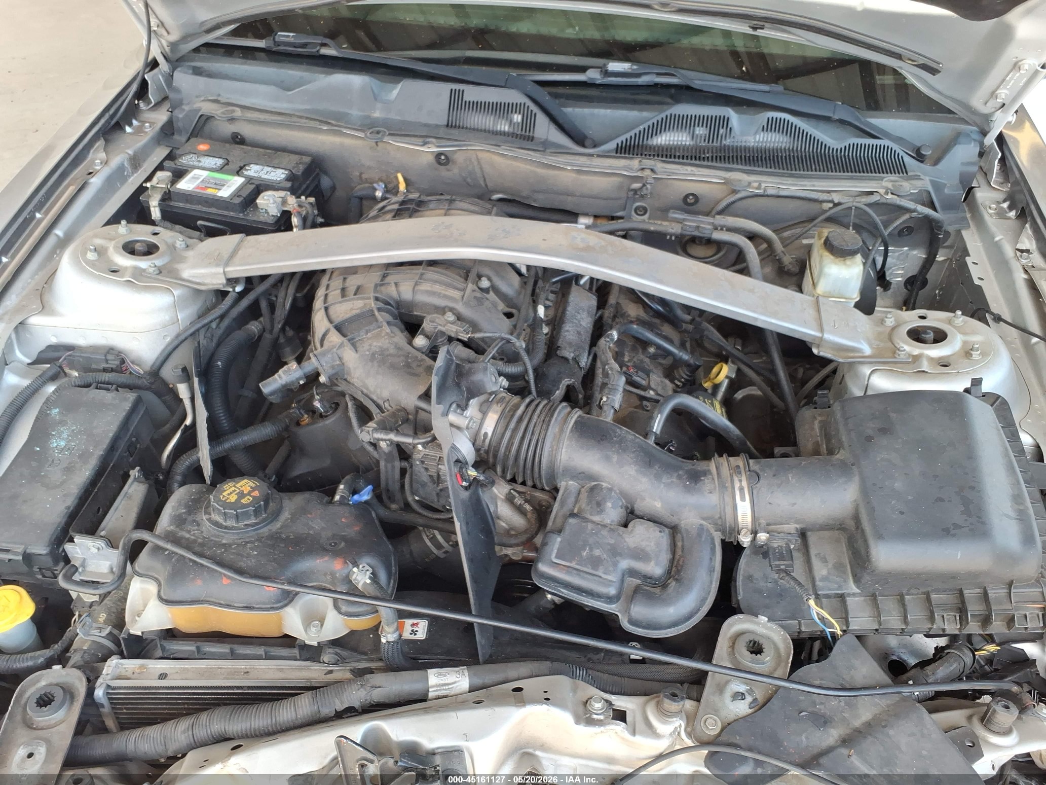 2013 Ford Mustang V6 Gray vin: 1ZVBP8EM8D5242037