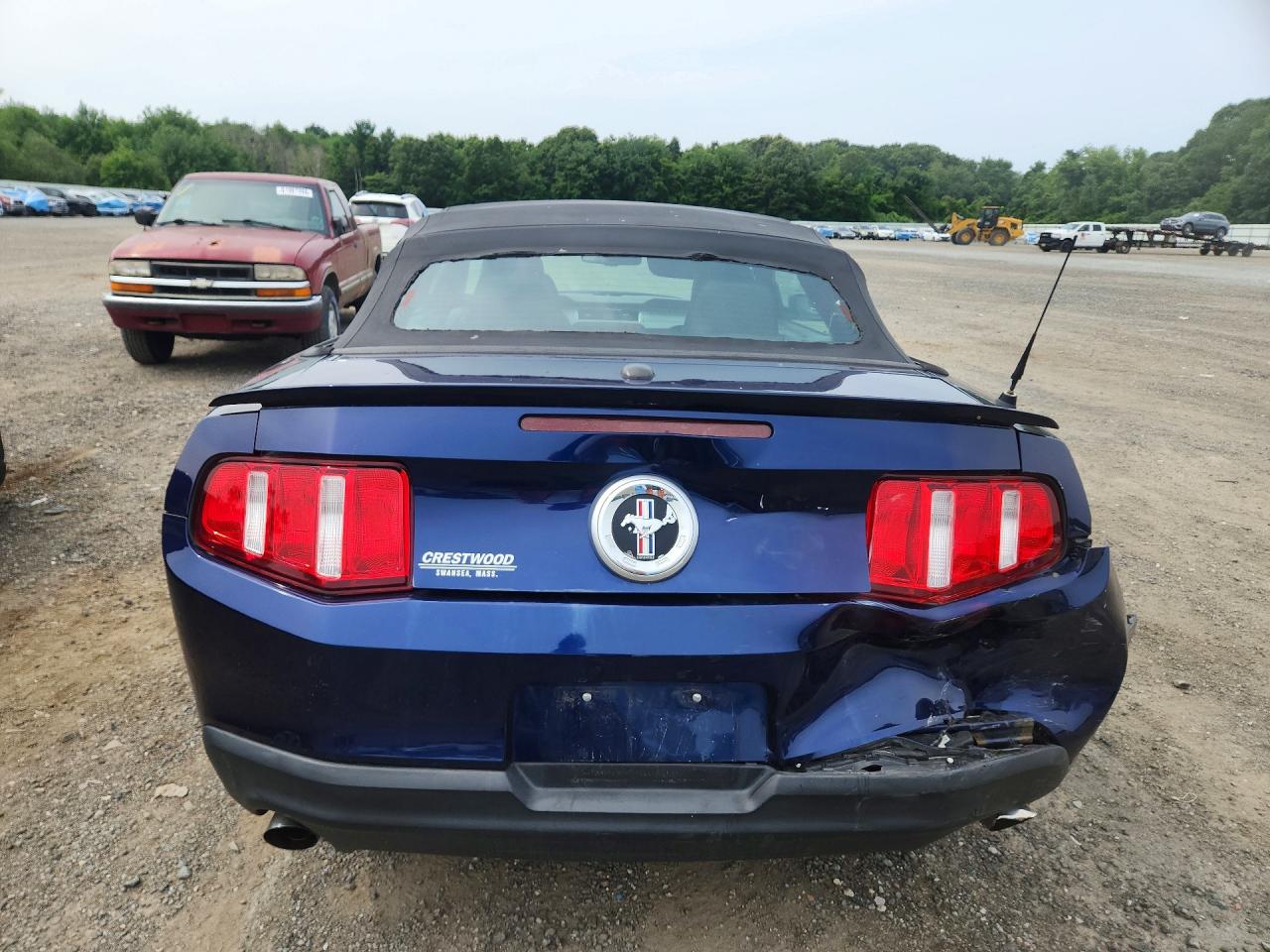 2011 Ford Mustang Синий vin: 1ZVBP8EM9B5102768