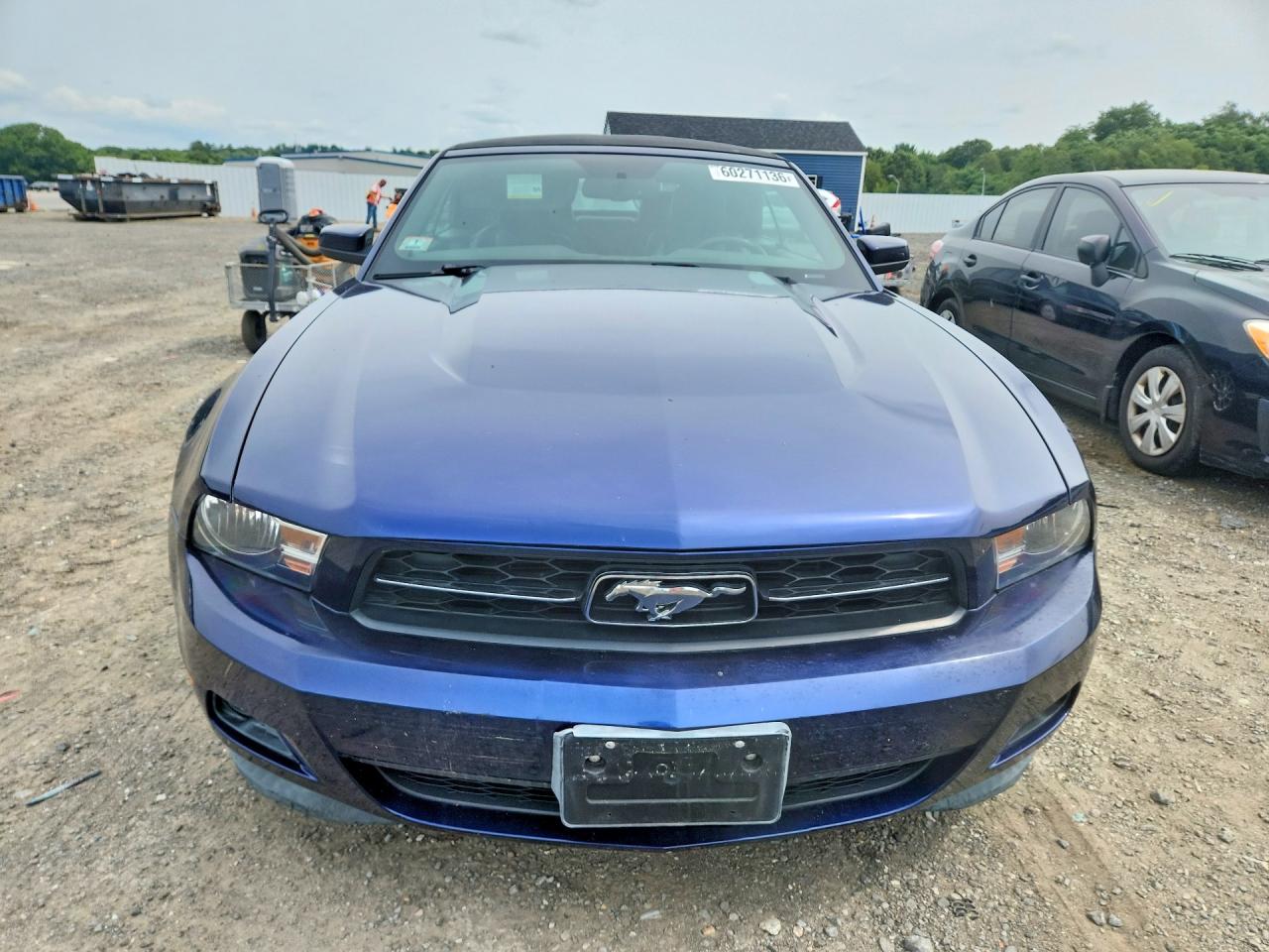 2011 Ford Mustang Синий vin: 1ZVBP8EM9B5102768