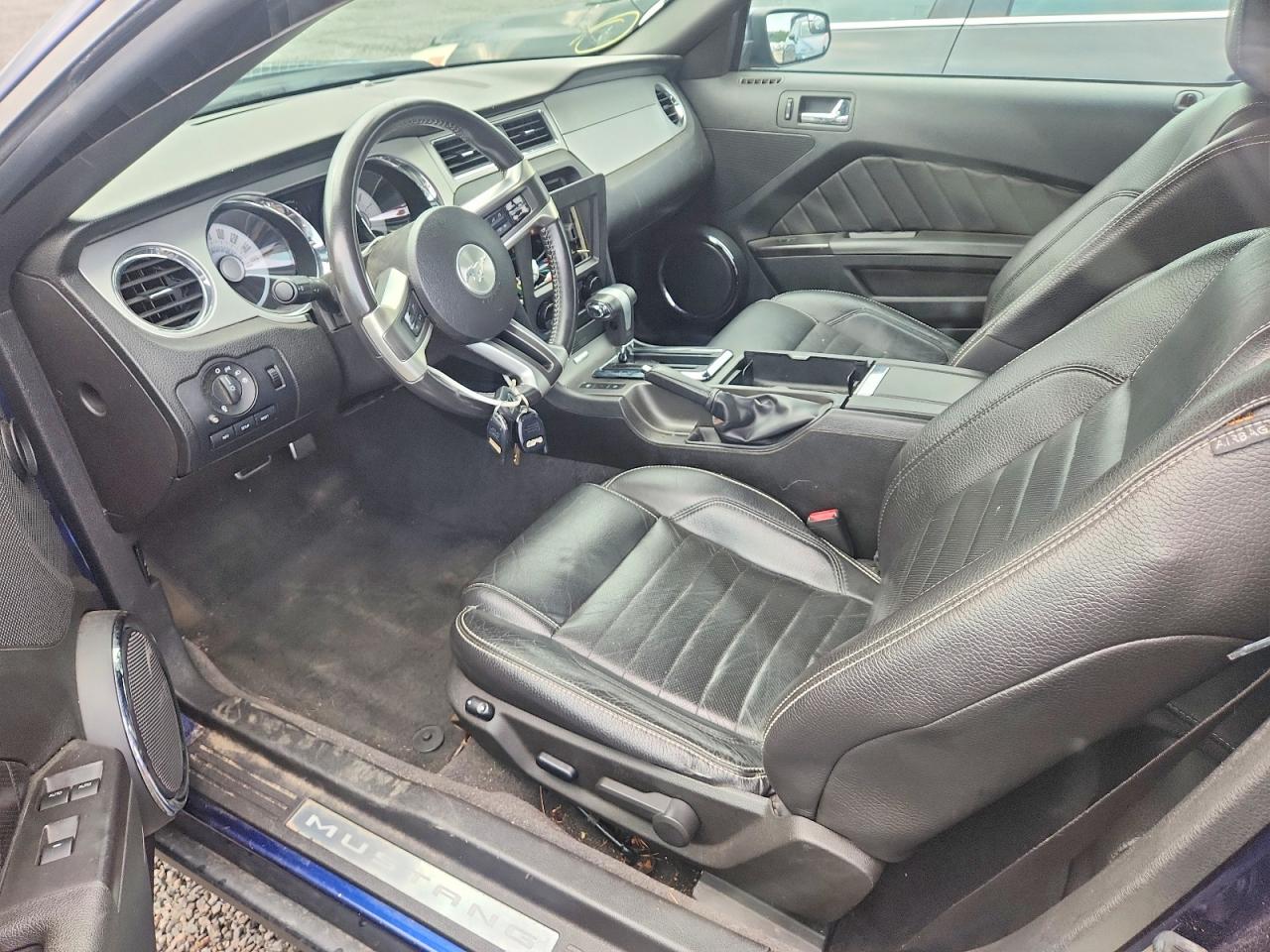 2011 Ford Mustang Синий vin: 1ZVBP8EM9B5102768