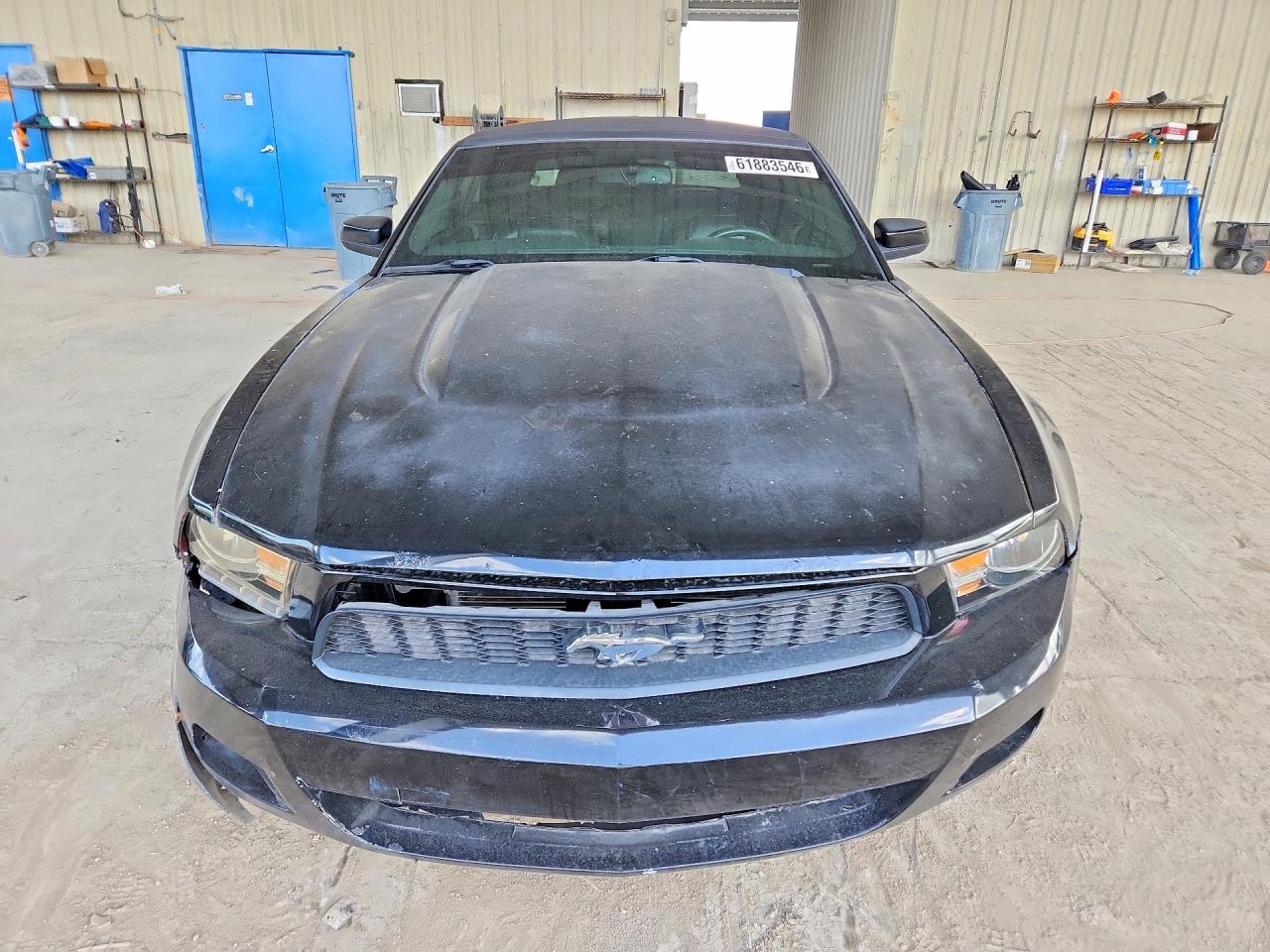 2012 Ford Mustang Black vin: 1ZVBP8EM9C5230624