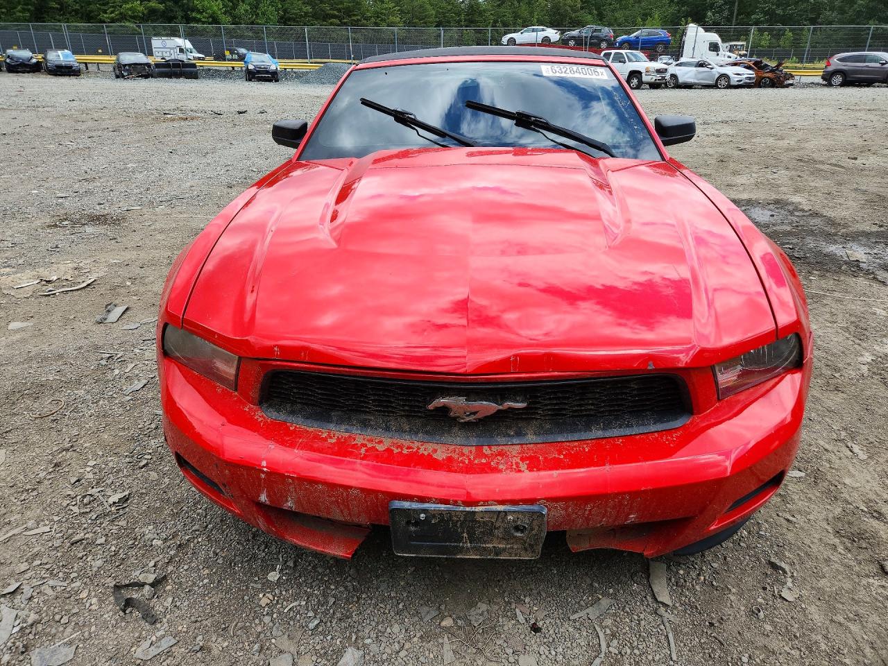 2012 Ford Mustang Красный vin: 1ZVBP8EM9C5273392