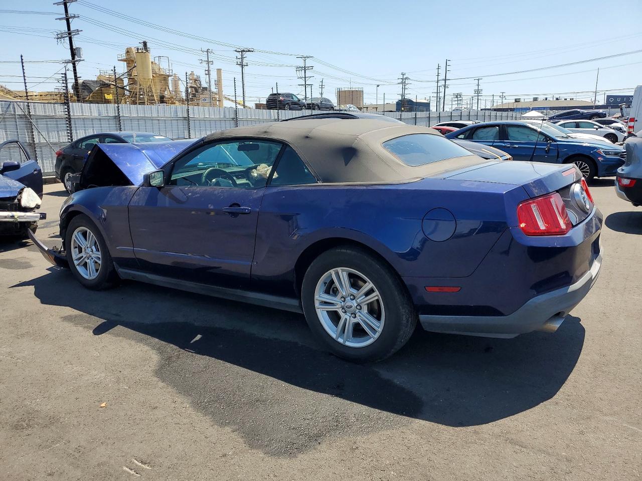 2011 Ford Mustang Blue vin: 1ZVBP8EMXB5169136