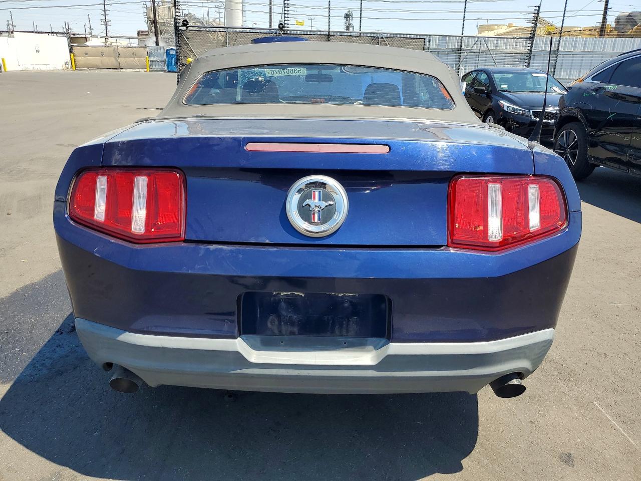 2011 Ford Mustang Blue vin: 1ZVBP8EMXB5169136