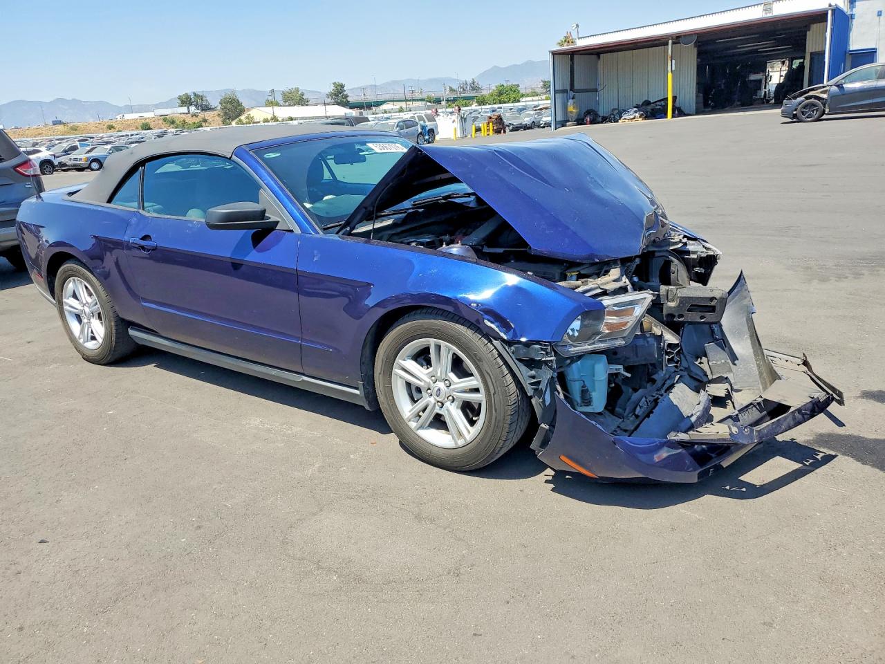 2011 Ford Mustang Blue vin: 1ZVBP8EMXB5169136