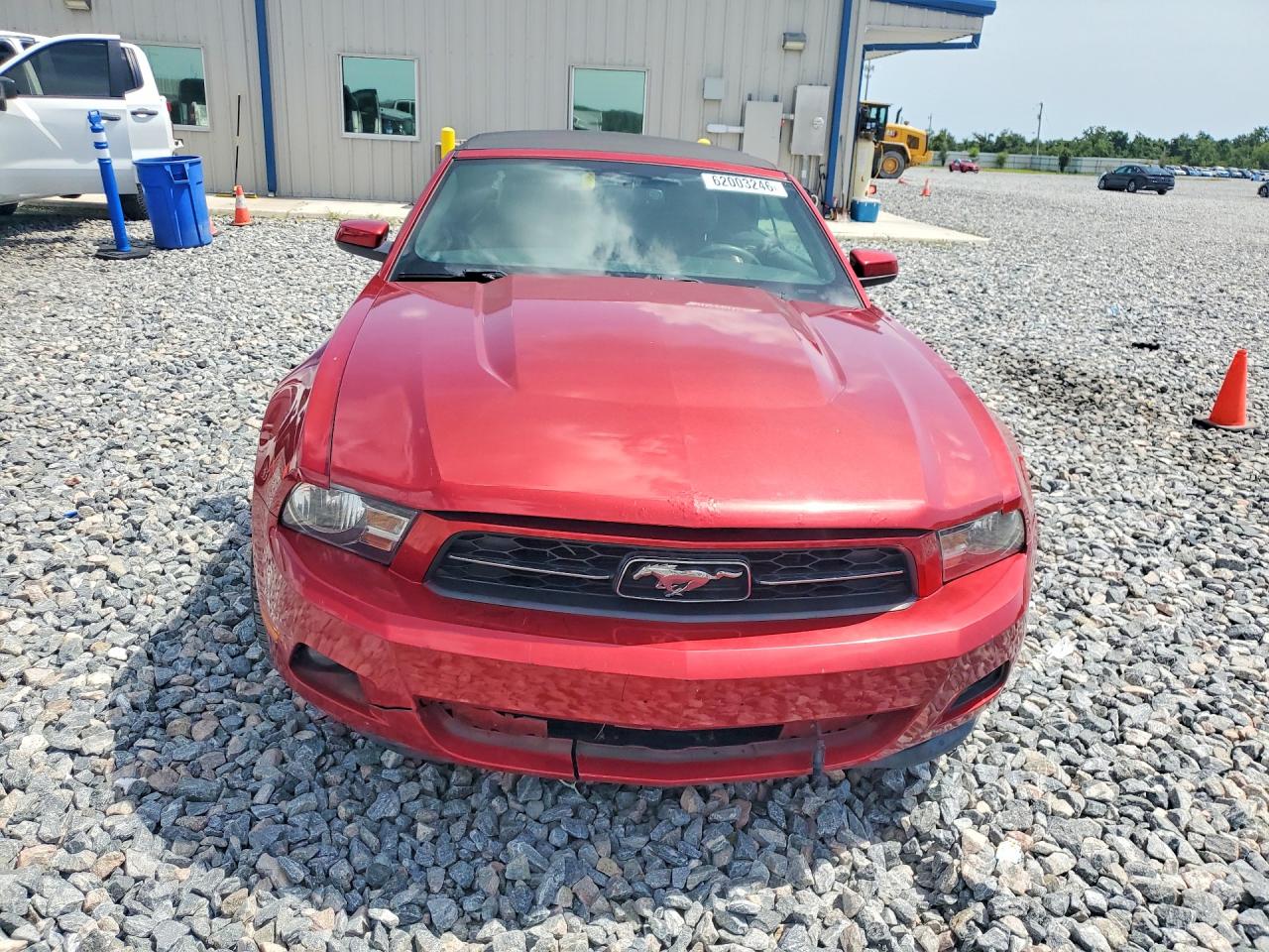 2012 Ford Mustang Red vin: 1ZVBP8EMXC5215775
