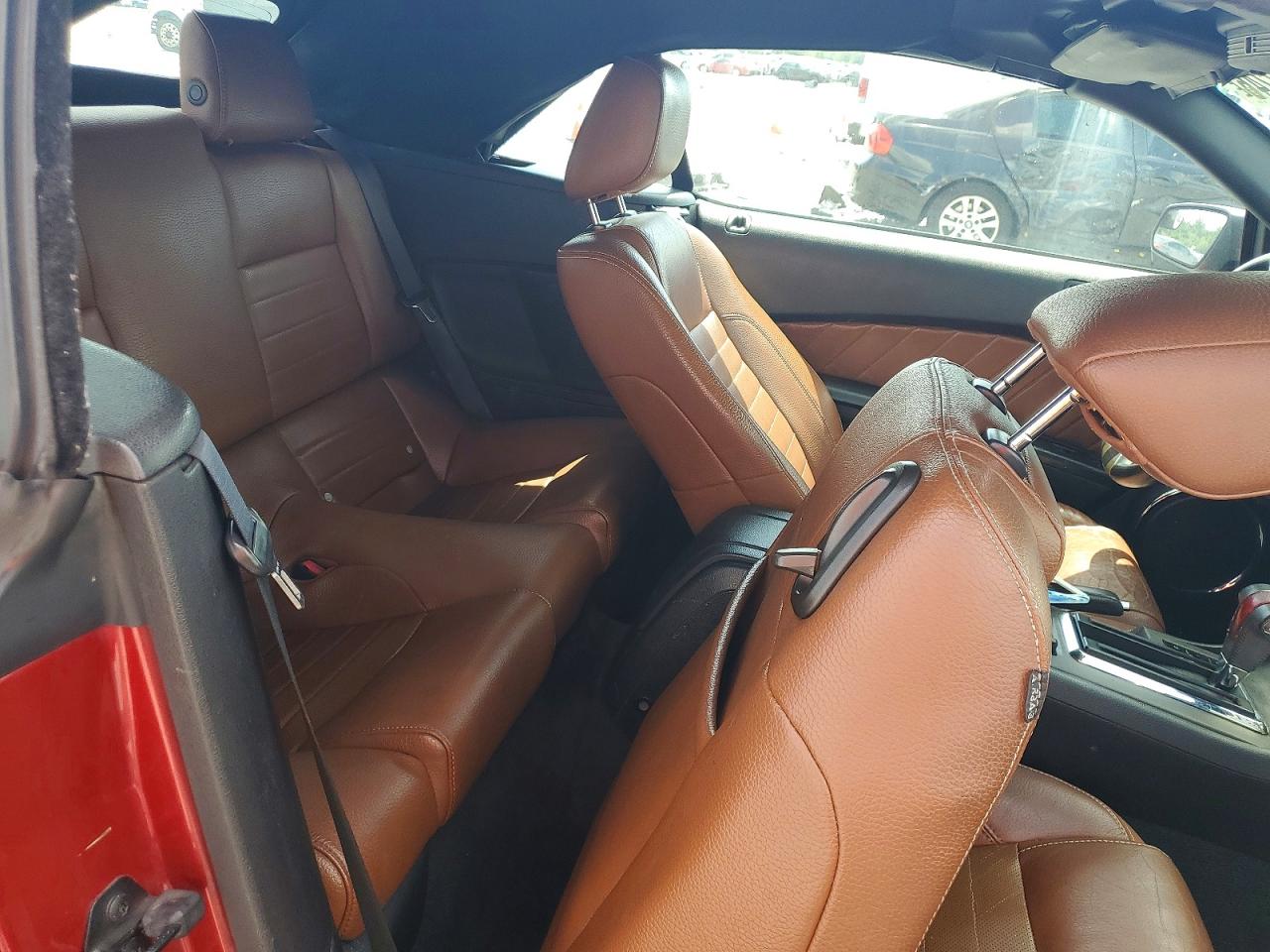 2012 Ford Mustang Red vin: 1ZVBP8EMXC5215775