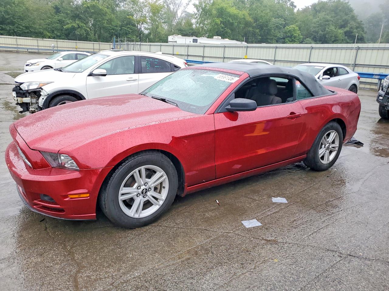 2014 Ford Mustang Red vin: 1ZVBP8EMXE5292746