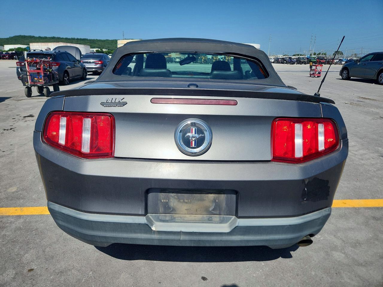 2010 Ford Mustang Серый vin: 1ZVBP8EN0A5121796