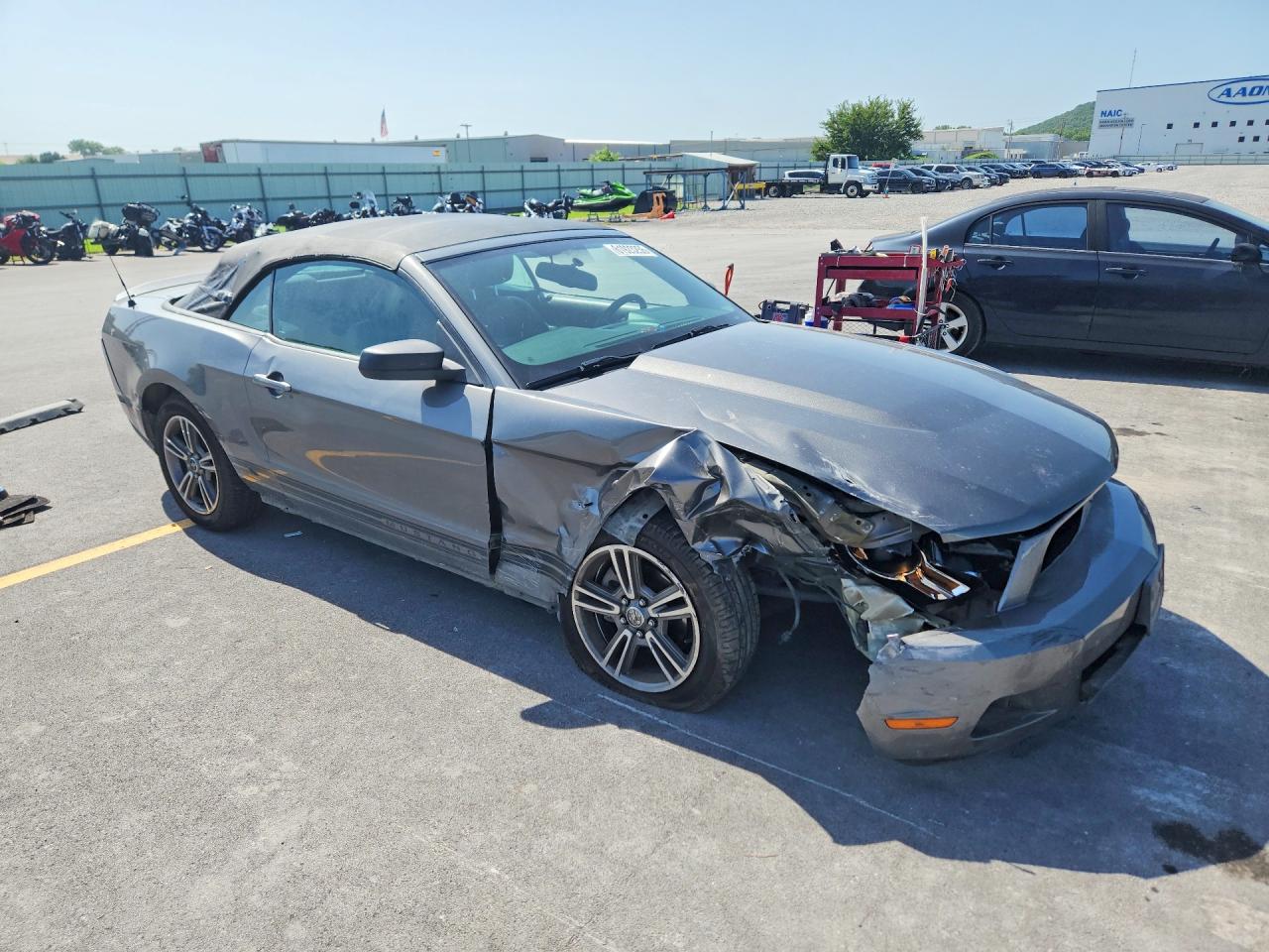 2010 Ford Mustang Серый vin: 1ZVBP8EN0A5121796