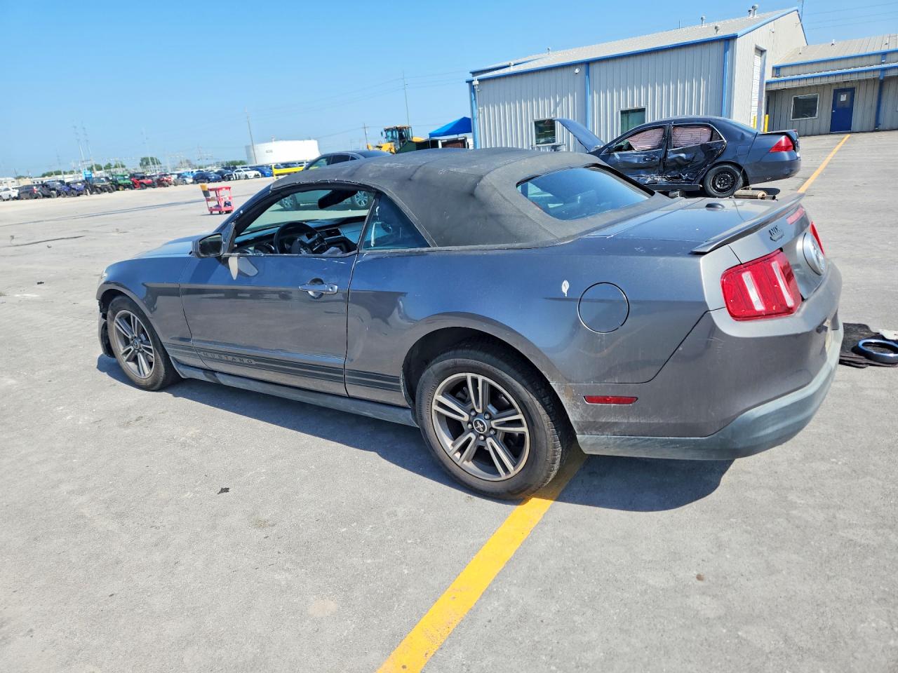 2010 Ford Mustang Серый vin: 1ZVBP8EN0A5121796
