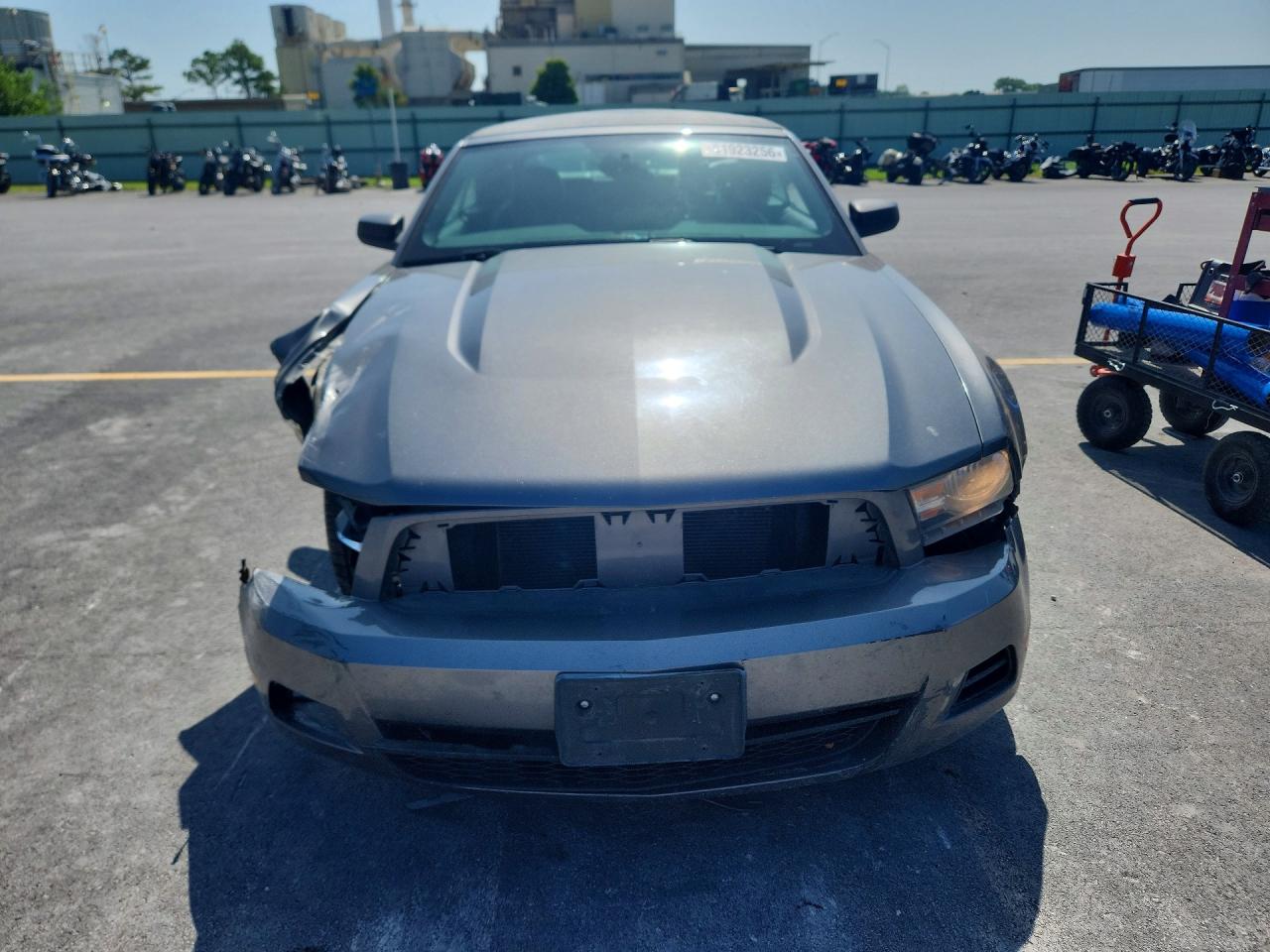2010 Ford Mustang Серый vin: 1ZVBP8EN0A5121796
