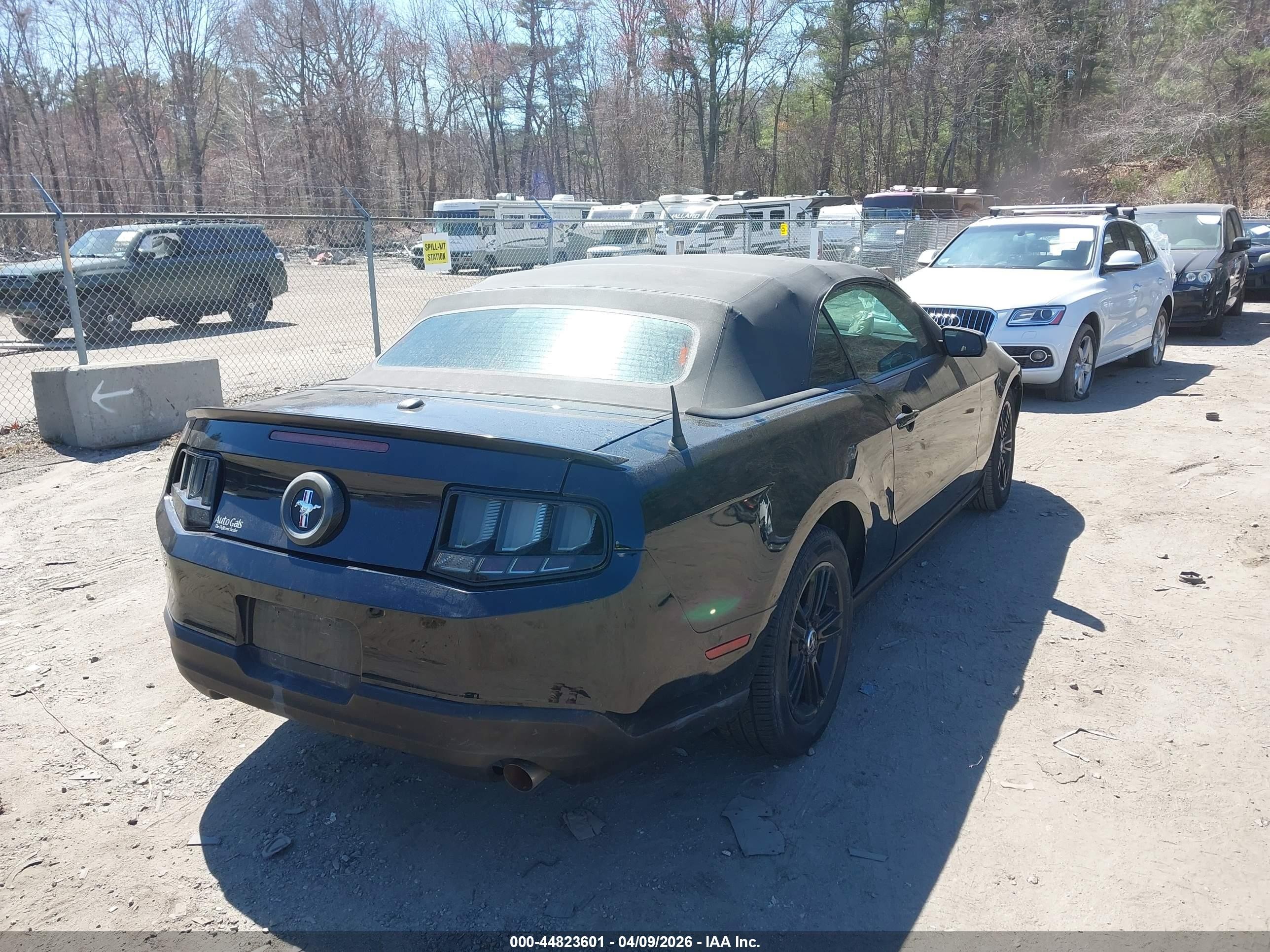 2010 Ford Mustang V6/v6 Premium Black vin: 1ZVBP8EN0A5127825