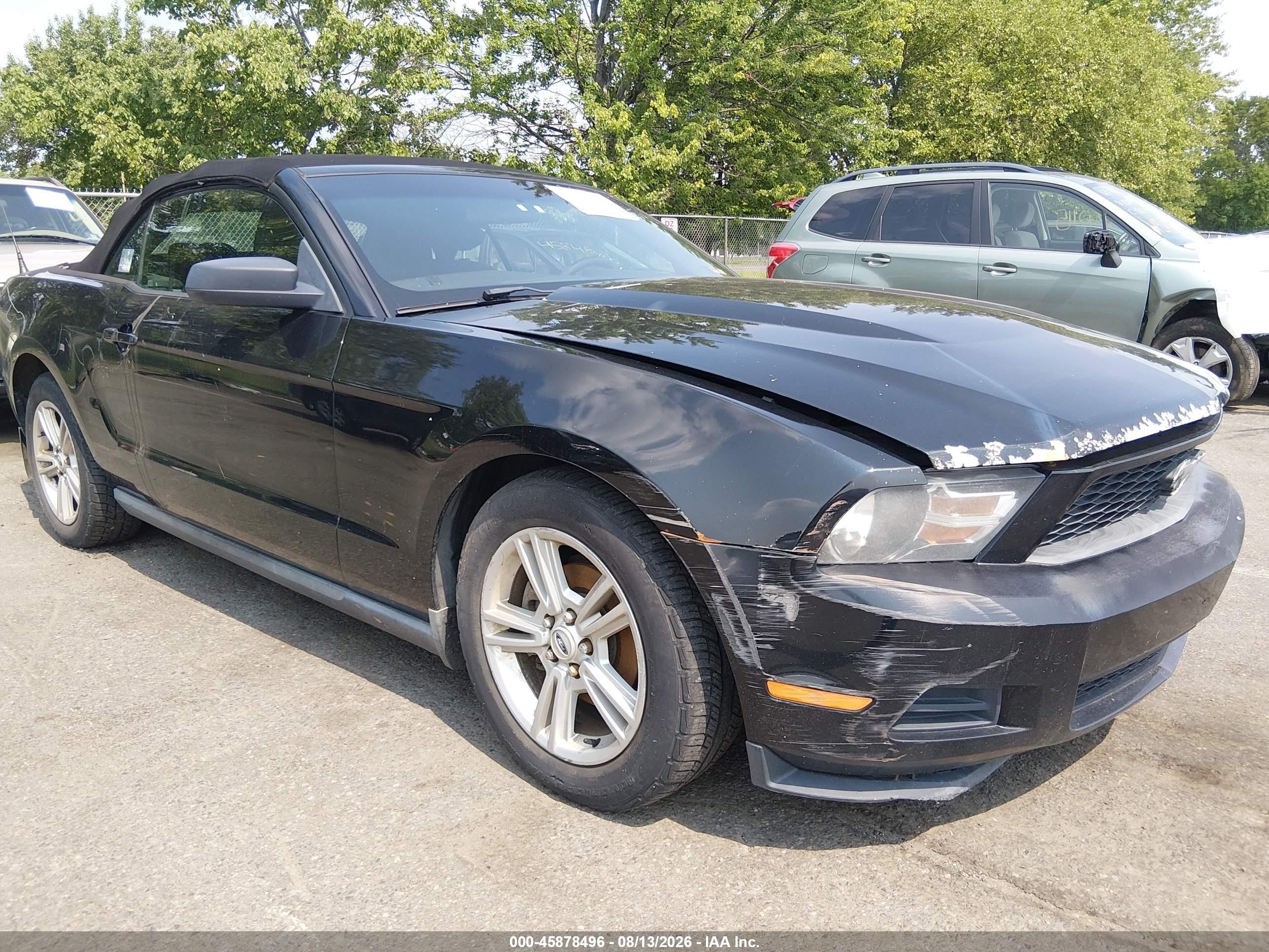 2010 Ford Mustang V6/v6 Premium Black vin: 1ZVBP8EN0A5128604