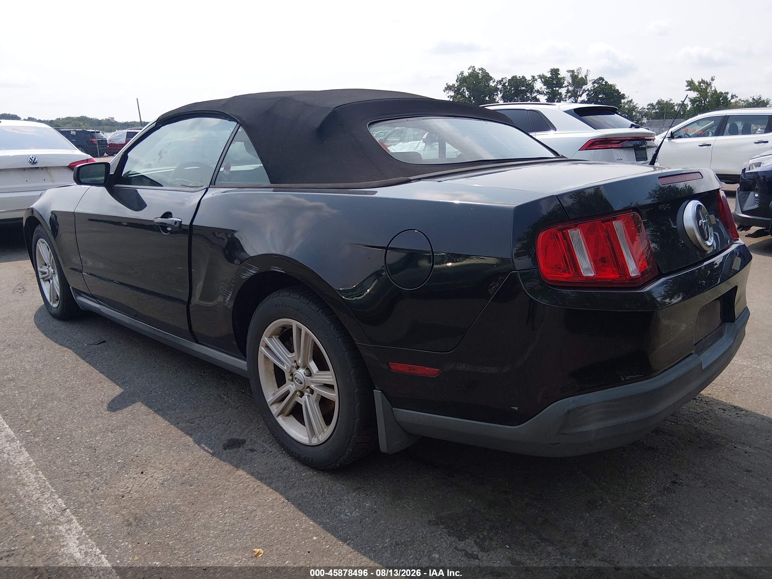 2010 Ford Mustang V6/v6 Premium Black vin: 1ZVBP8EN0A5128604