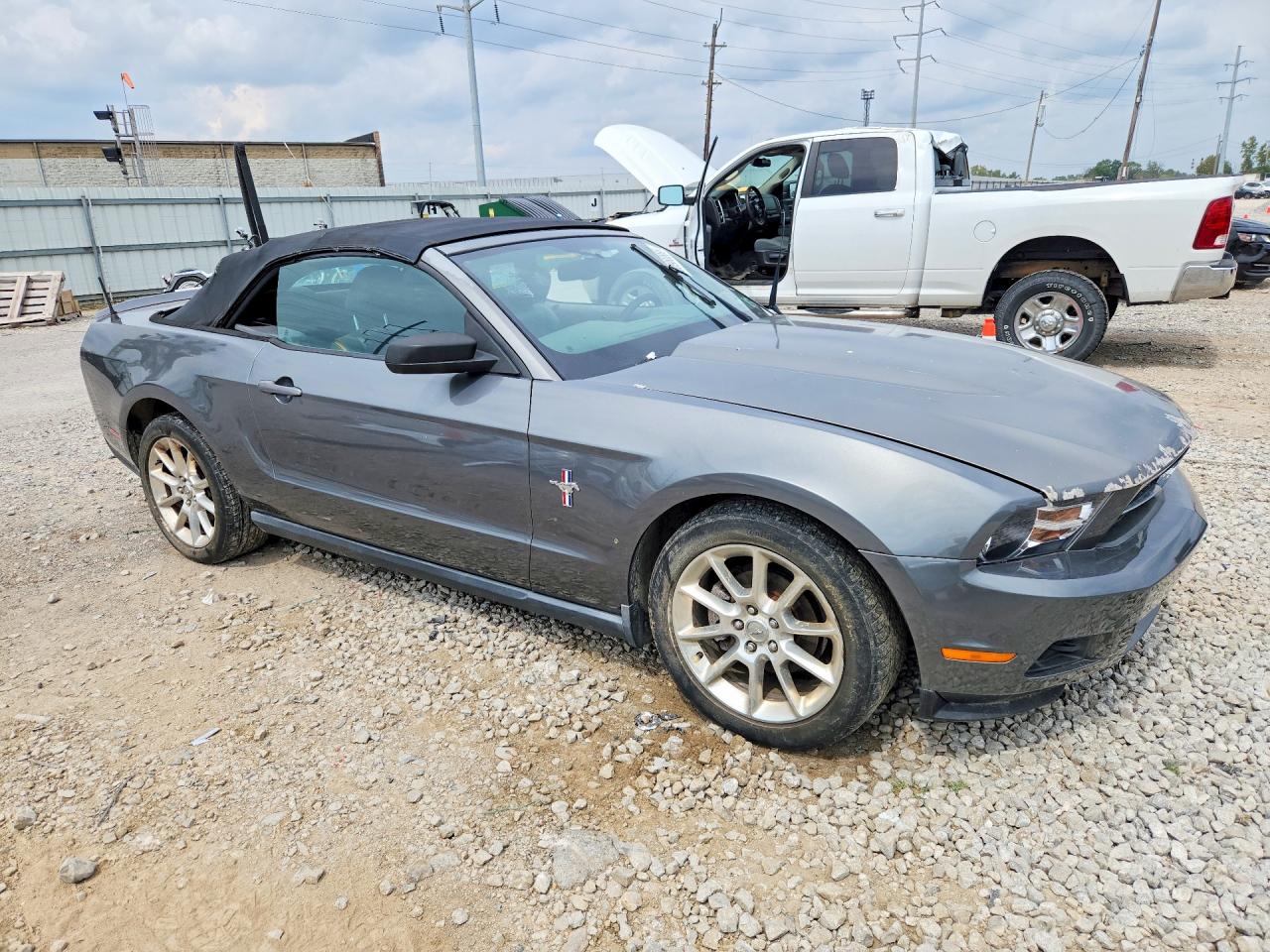 2010 Ford Mustang Серый vin: 1ZVBP8EN3A5165307