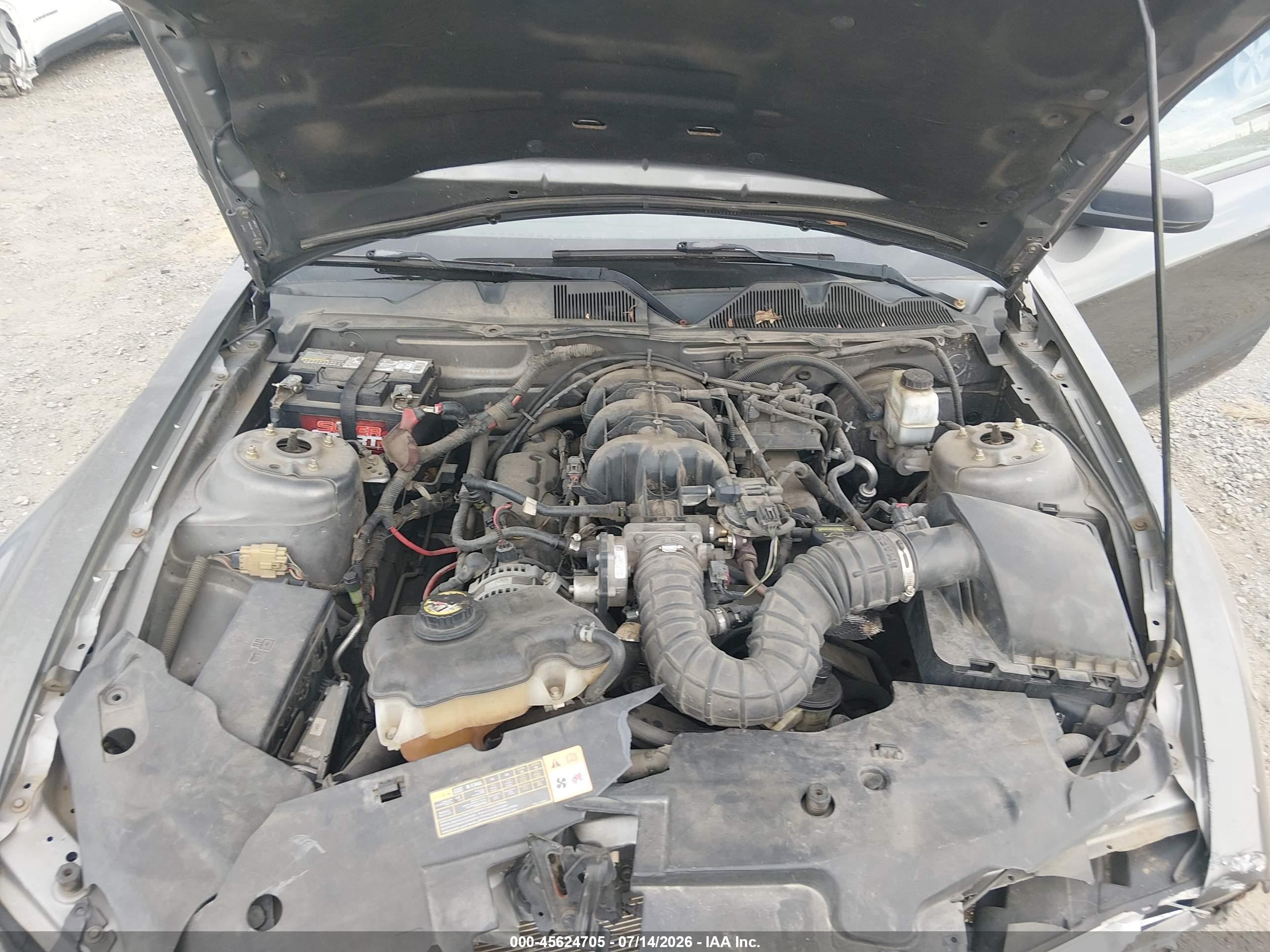 2010 Ford Mustang V6/v6 Premium Gray vin: 1ZVBP8EN4A5109893