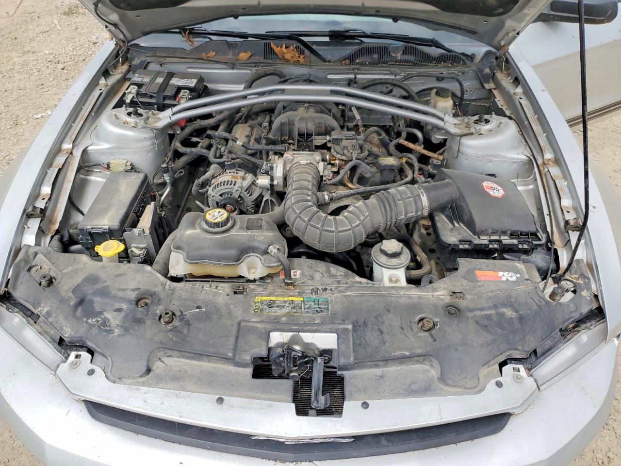 2010 Ford Mustang Silver vin: 1ZVBP8EN5A5107568