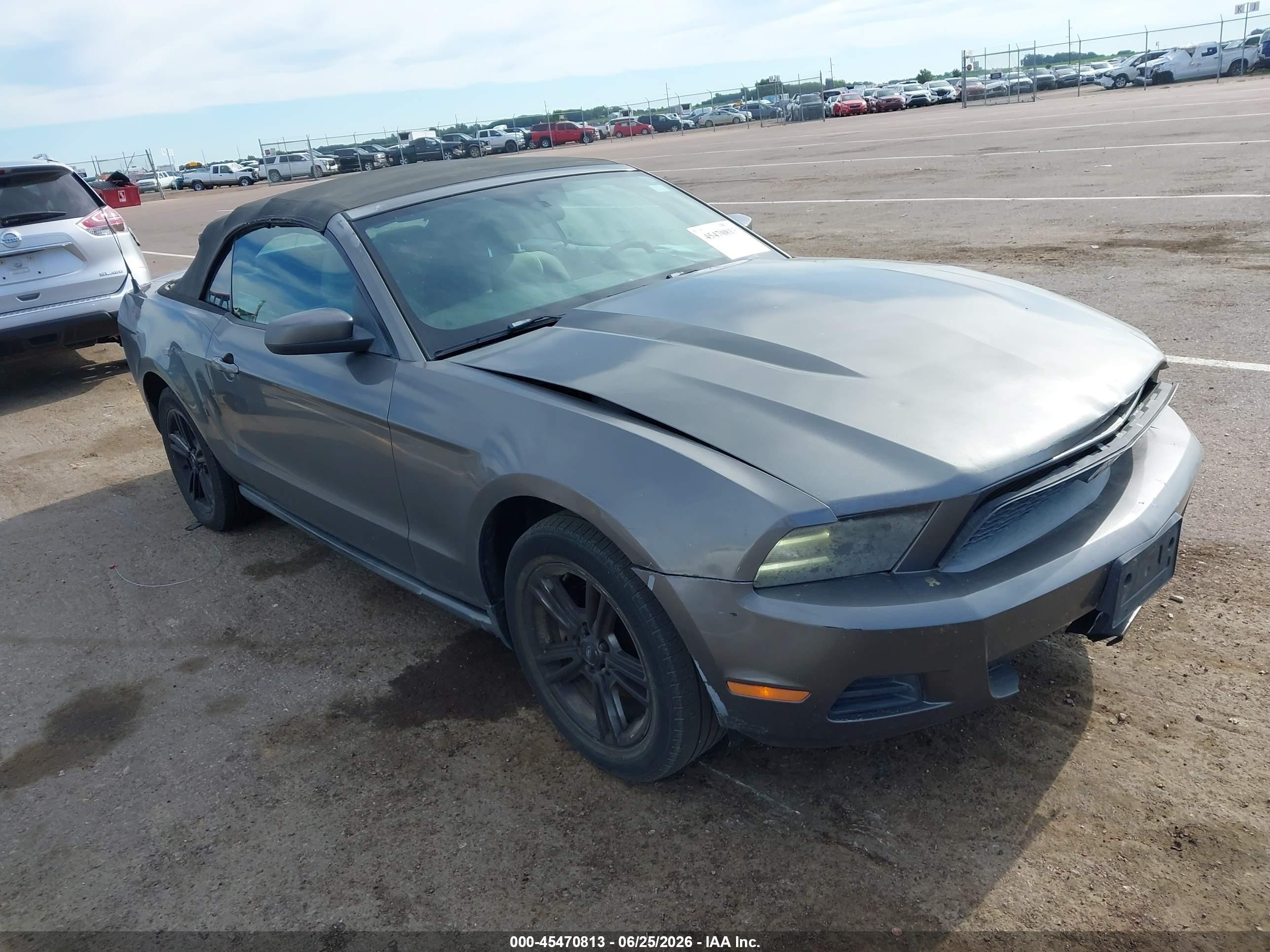 2010 Ford Mustang V6/v6 Premium Gray vin: 1ZVBP8EN5A5140442