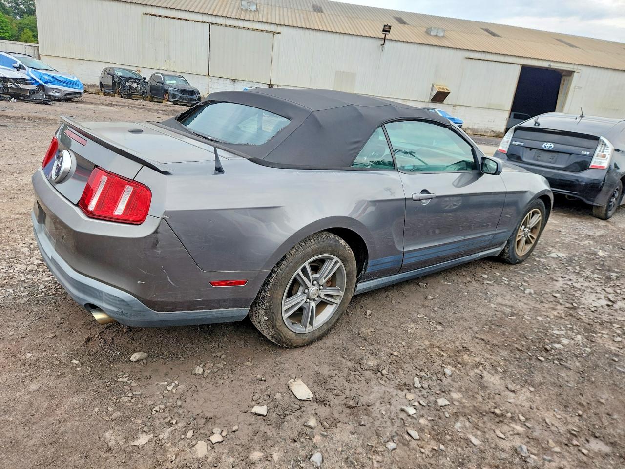 2010 Ford Mustang Серый vin: 1ZVBP8EN5A5178611
