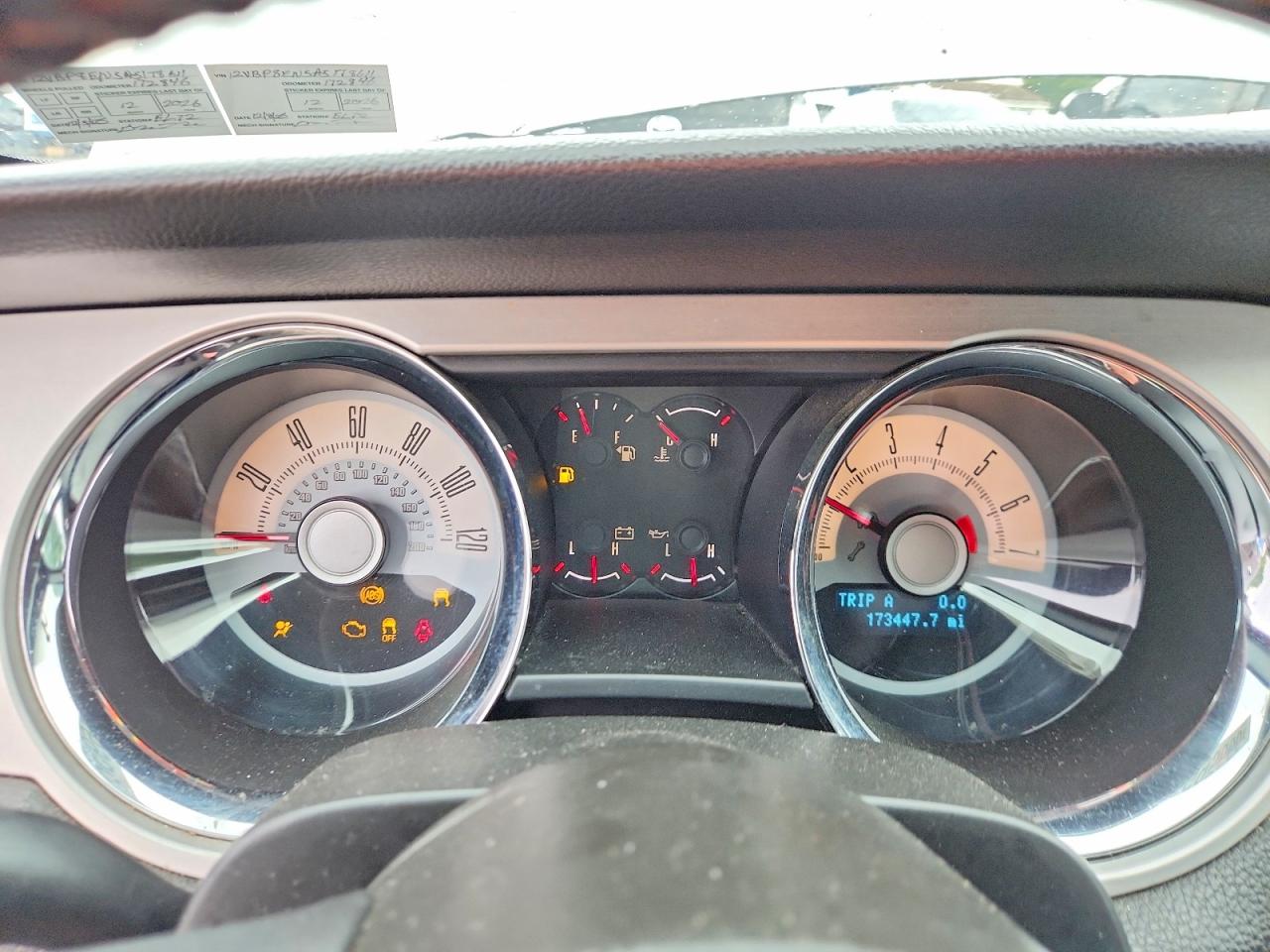2010 Ford Mustang Серый vin: 1ZVBP8EN5A5178611
