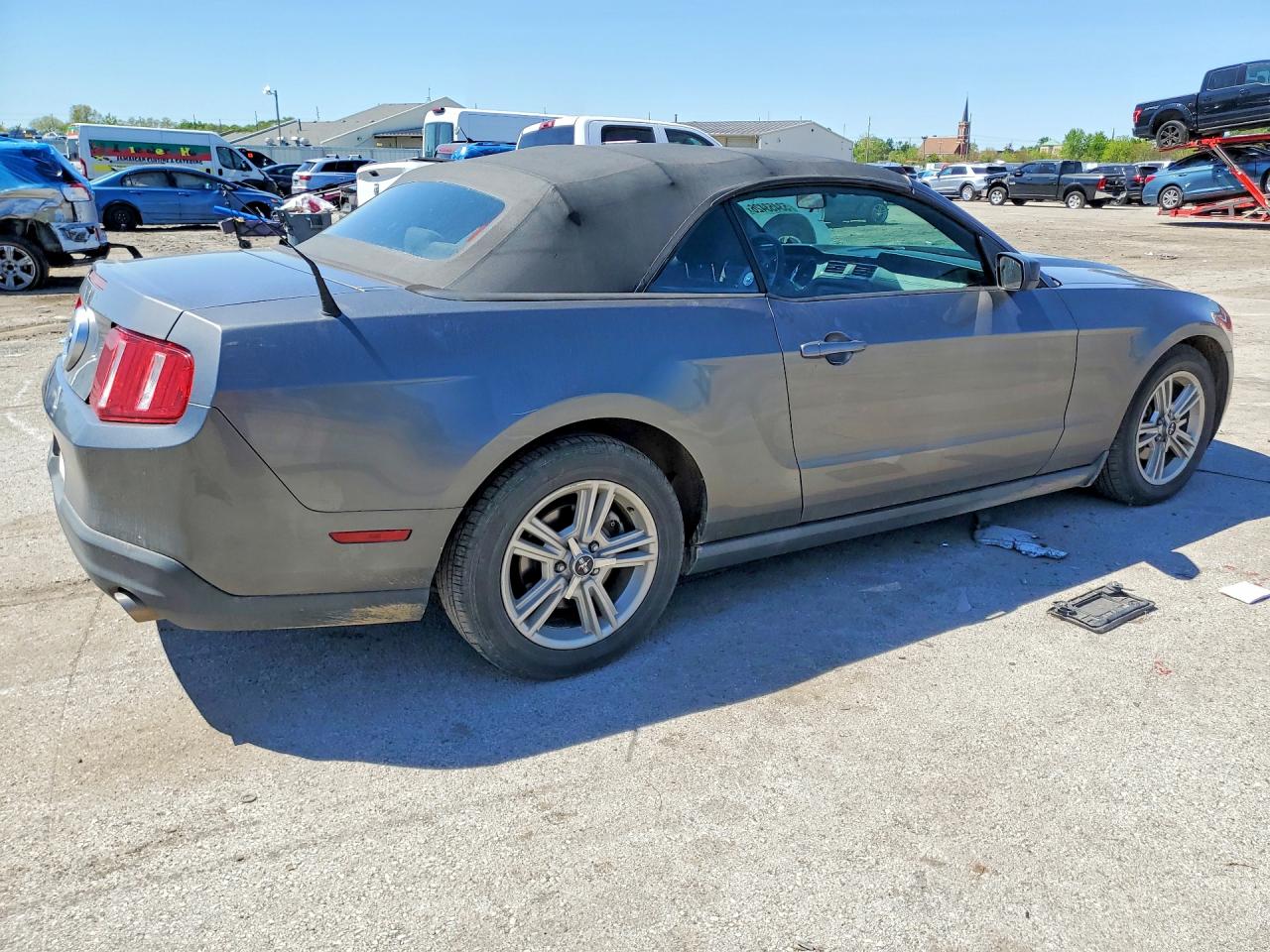 2010 Ford Mustang Silver vin: 1ZVBP8EN6A5172168