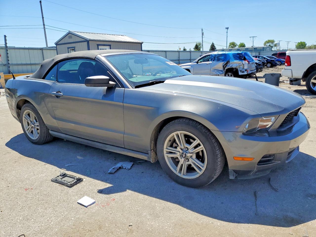 2010 Ford Mustang Silver vin: 1ZVBP8EN6A5172168