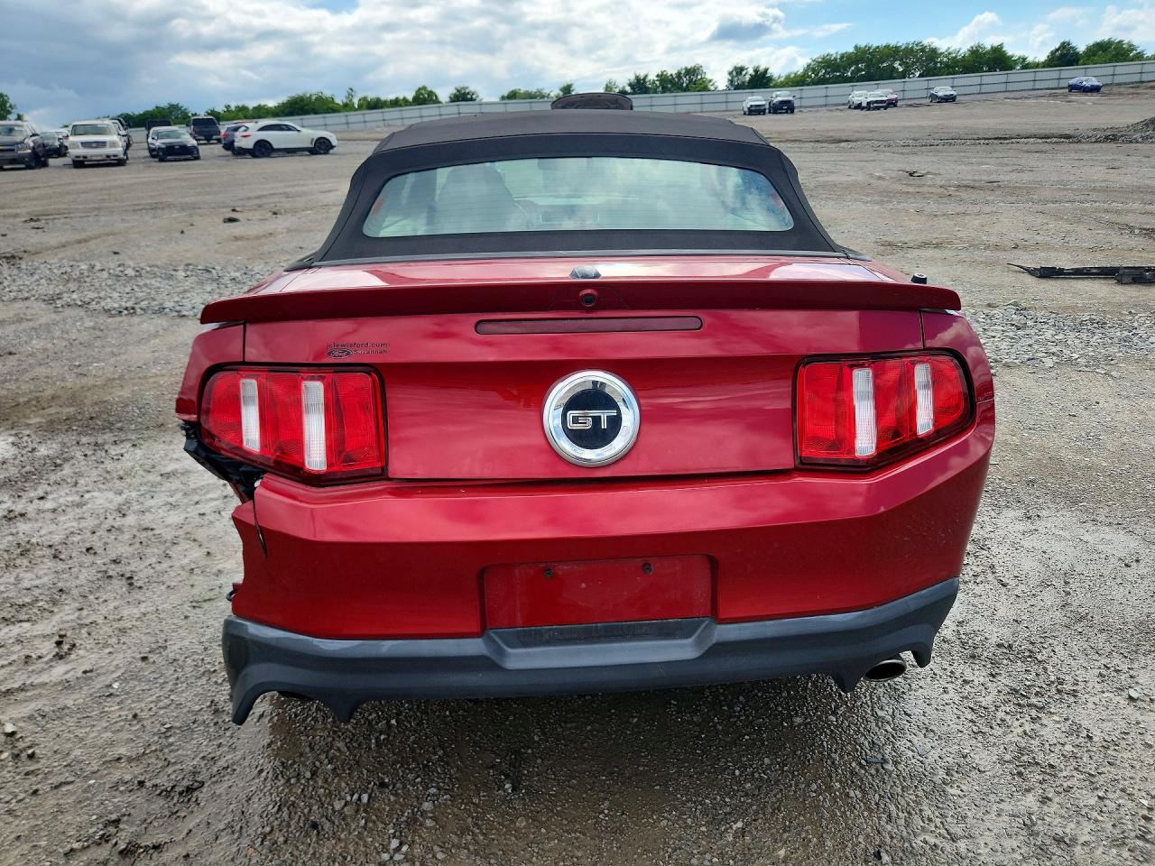 2011 Ford Mustang Gt Red vin: 1ZVBP8FF1B5121590