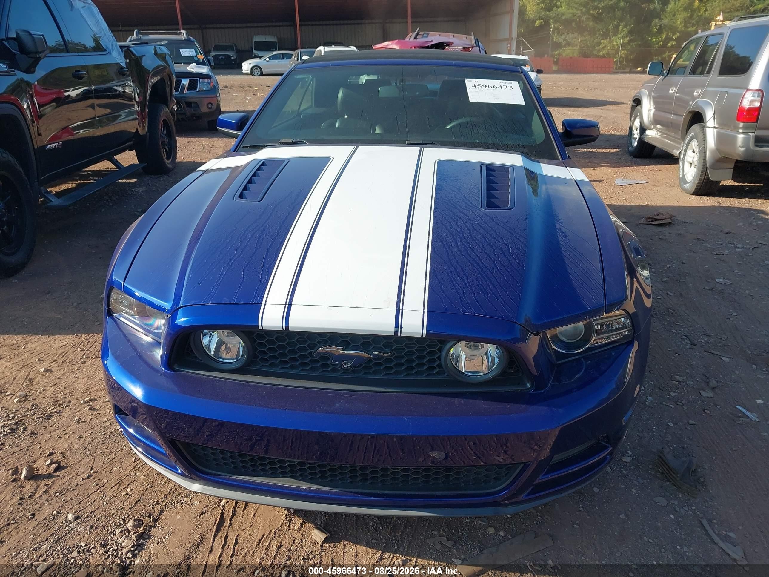 2014 Ford Mustang Gt Premium Dark Blue vin: 1ZVBP8FF1E5260736