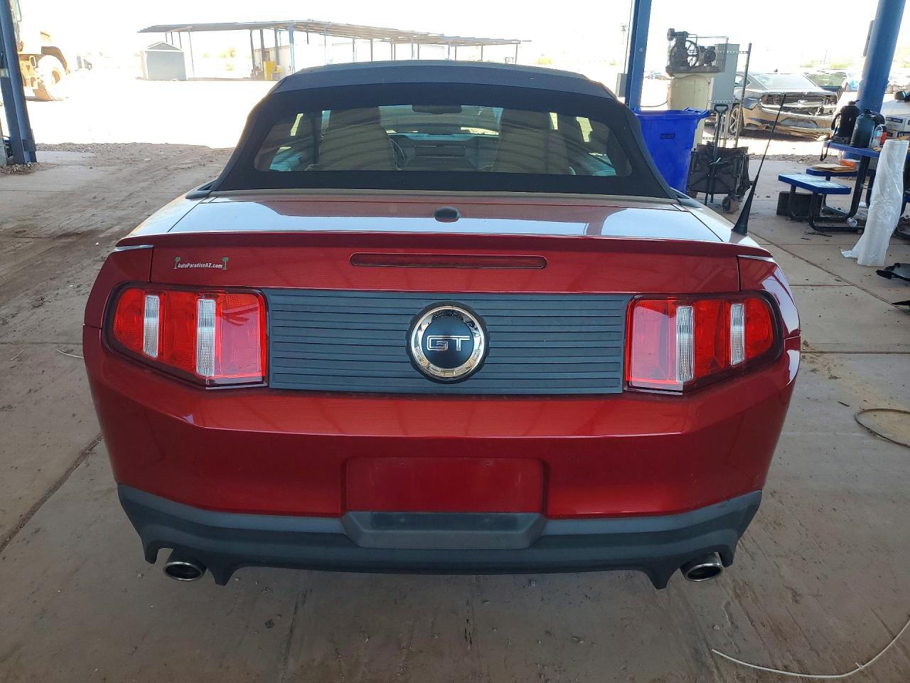 2011 Ford Mustang Gt Red vin: 1ZVBP8FF2B5115152
