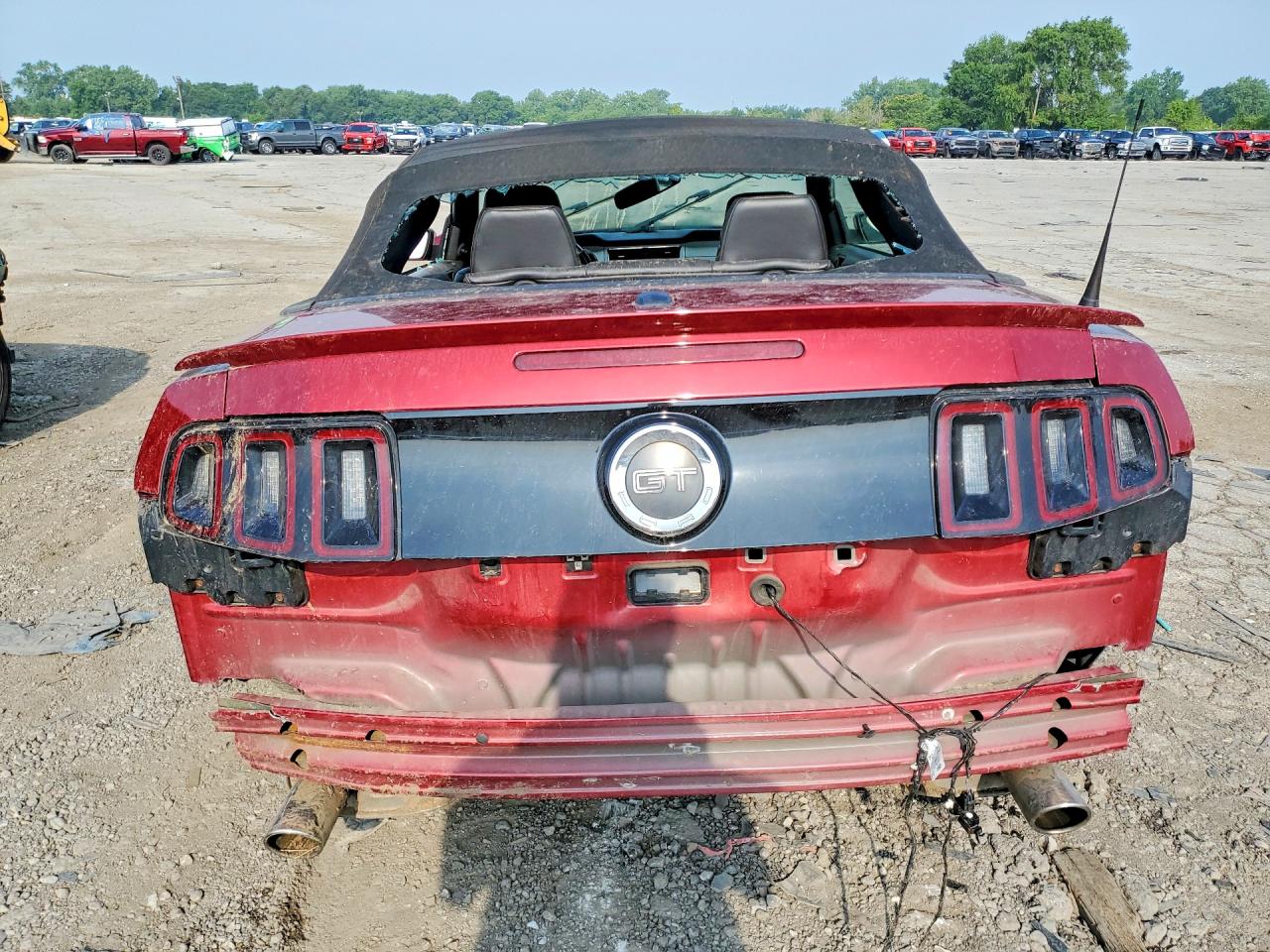 2014 Ford Mustang Gt Red vin: 1ZVBP8FF2E5333239