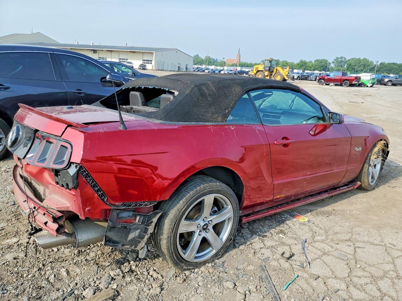 2014 Ford Mustang Gt Red vin: 1ZVBP8FF2E5333239