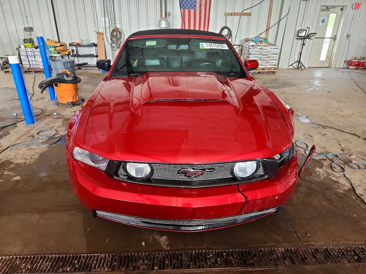 2011 Ford Mustang Gt Burgundy vin: 1ZVBP8FF3B5104564