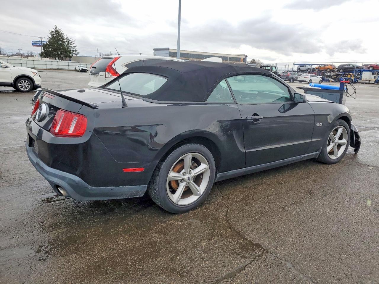2012 Ford Mustang Gt Black vin: 1ZVBP8FF4C5221118